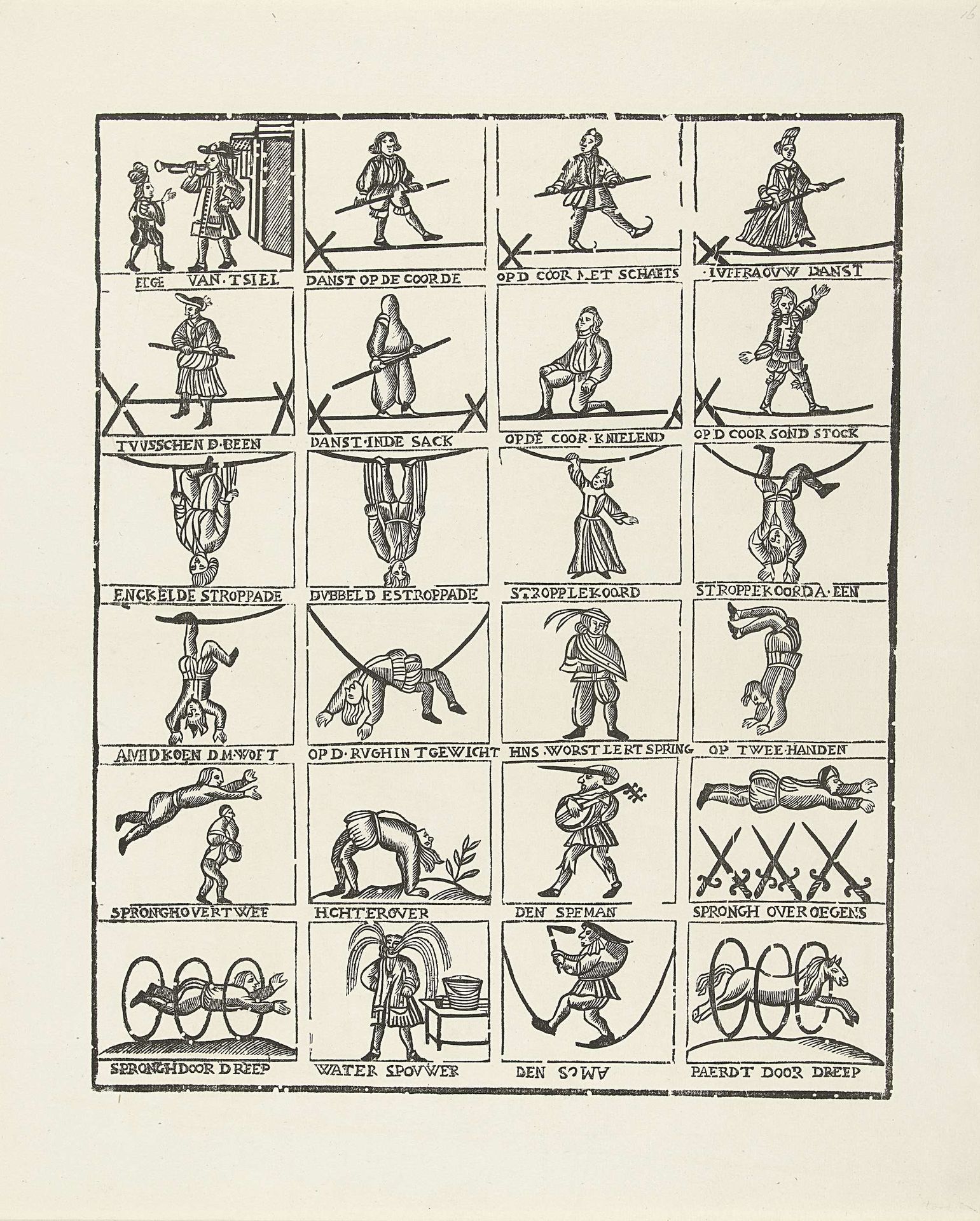 Koorddansers by van der Haeghen