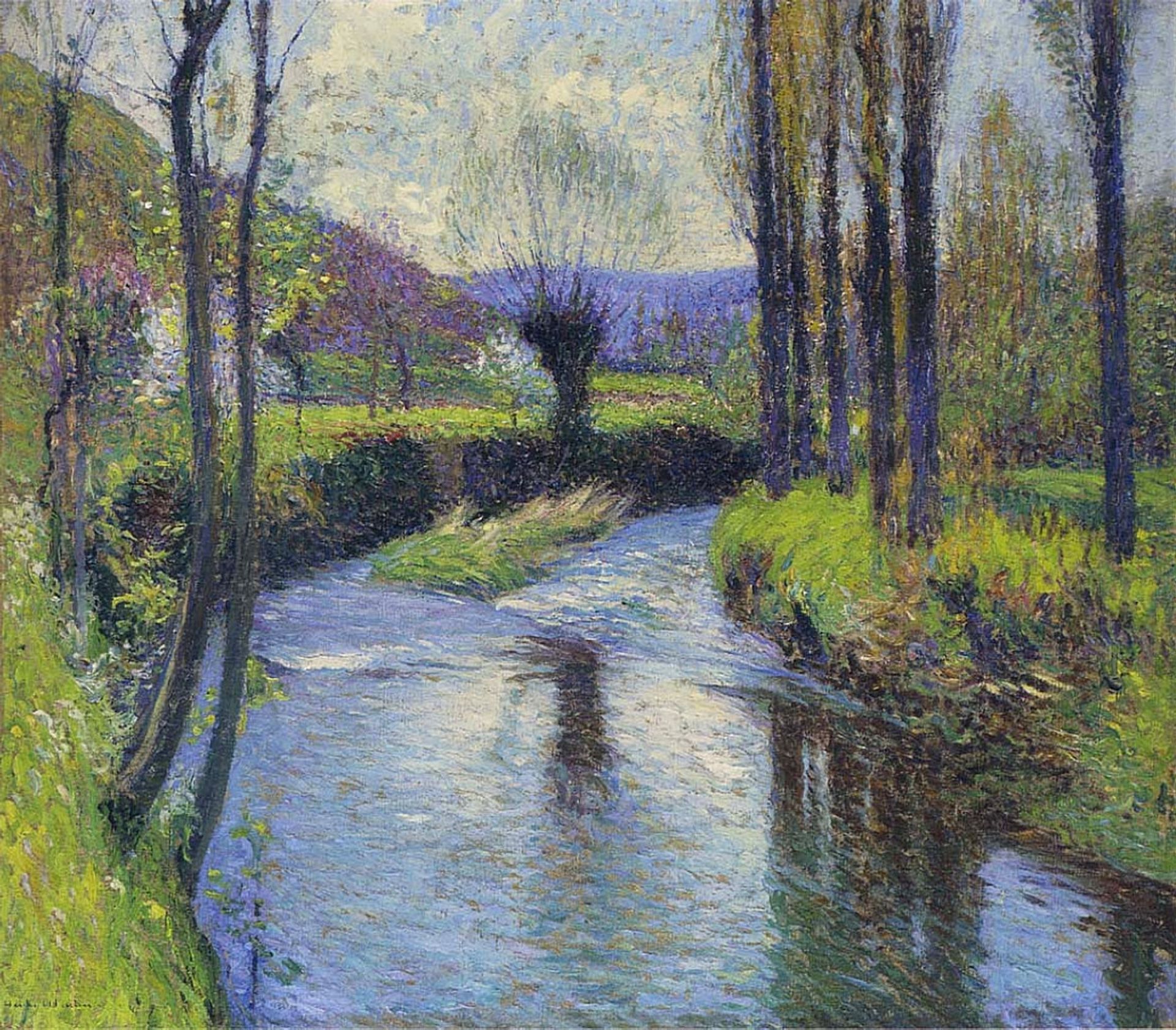 The Willow by Henri Martin