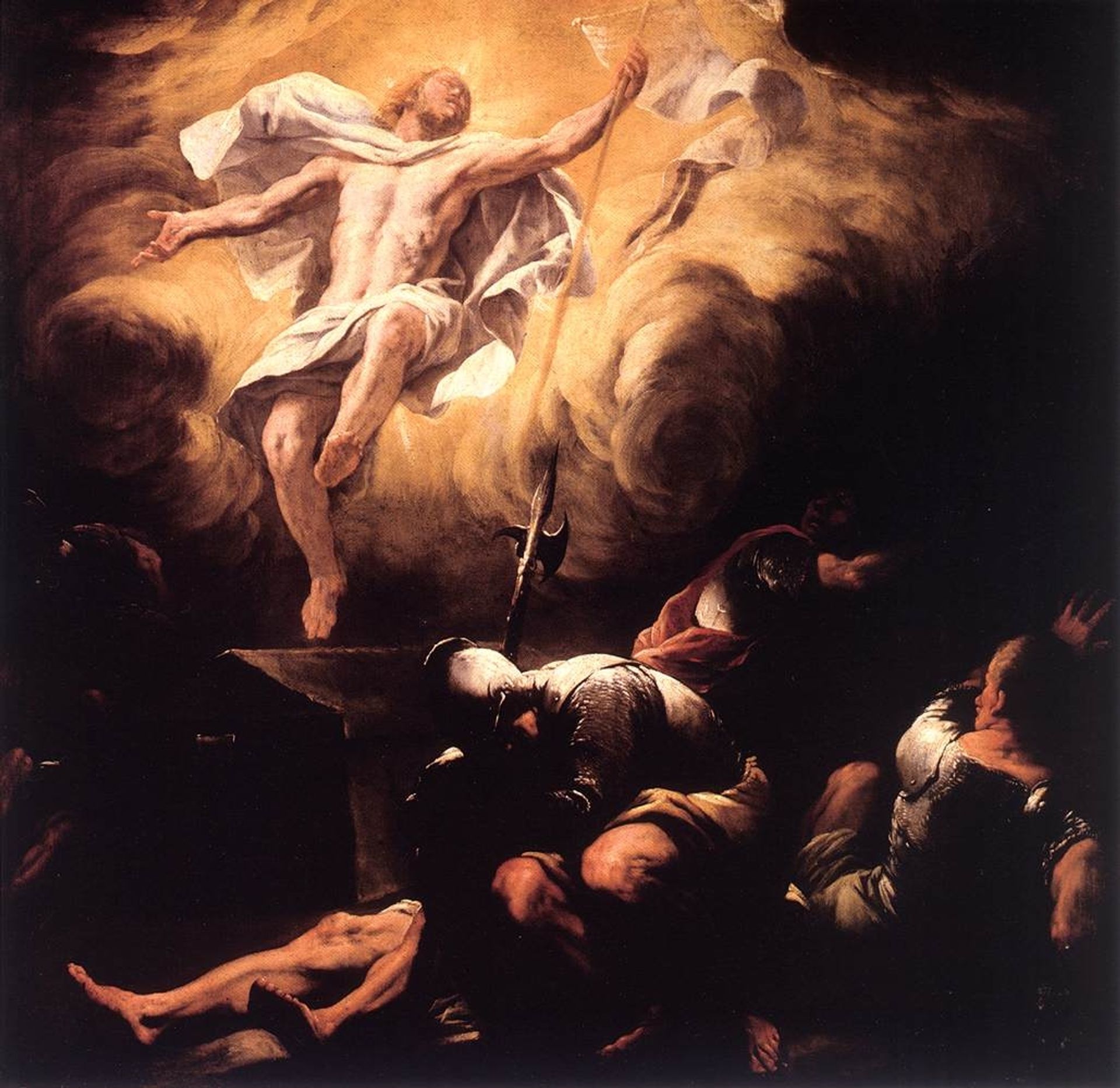 Resurrection by Luca Giordano