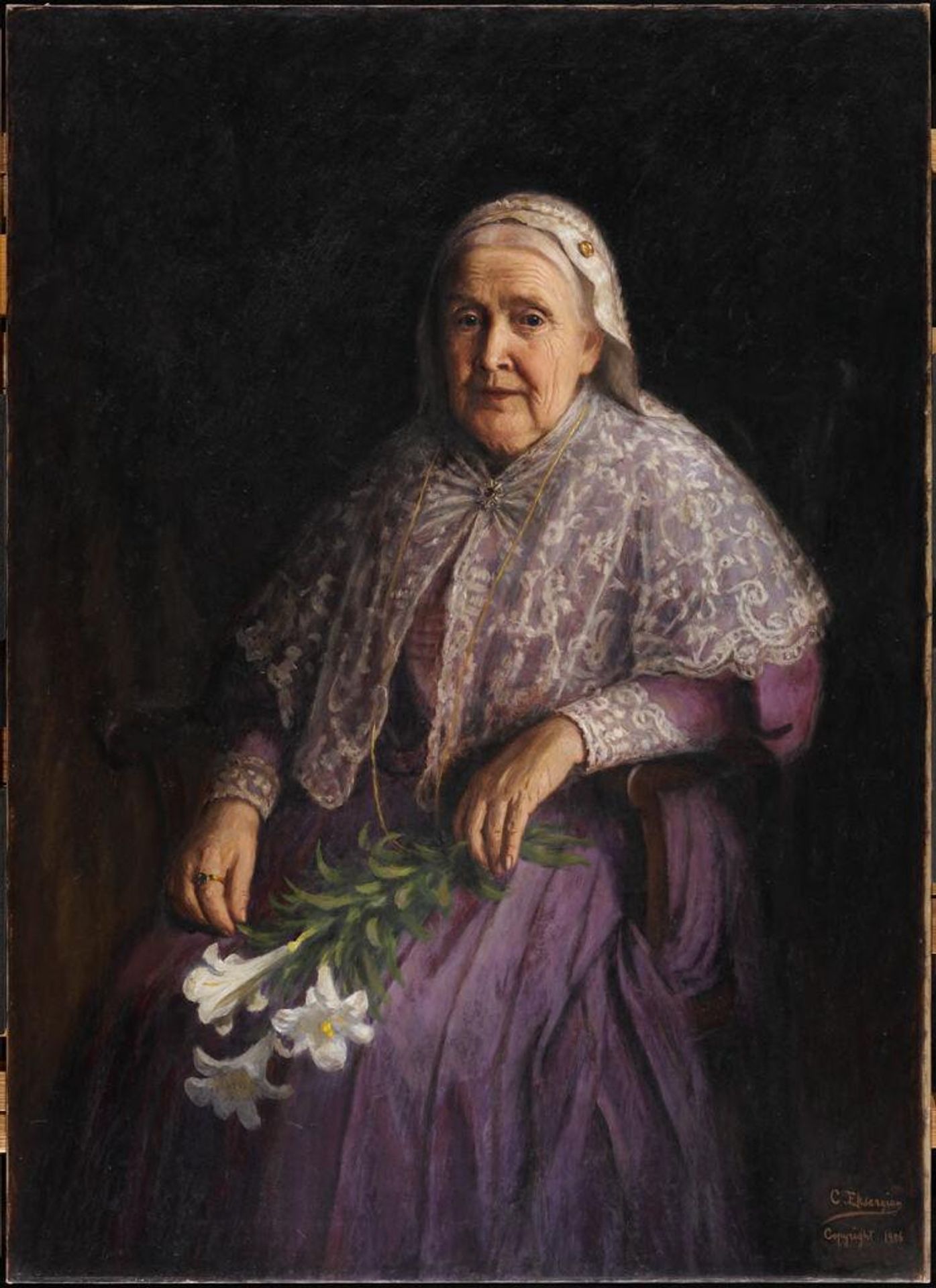 Julia Ward Howe (1819-1910) by Carnig Eksergian