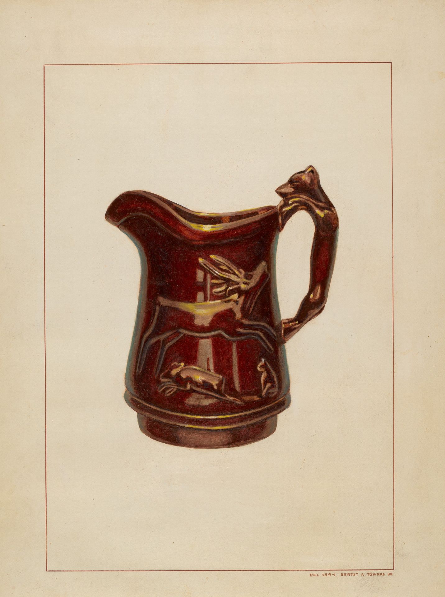 Crockery Pitcher by Ernest A. Towers, Jr.