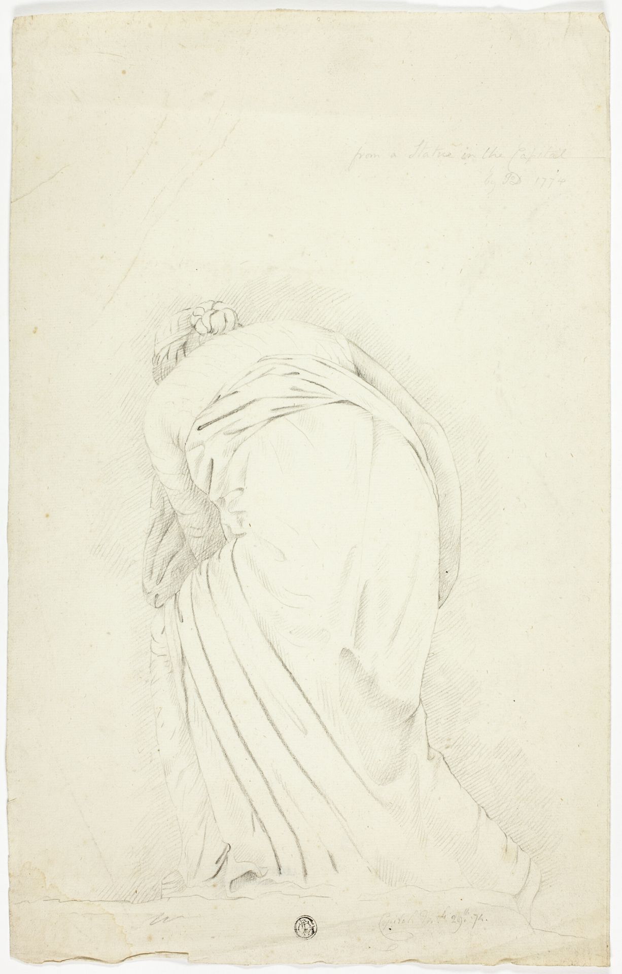 From a Statue in the Capitol by John Downman