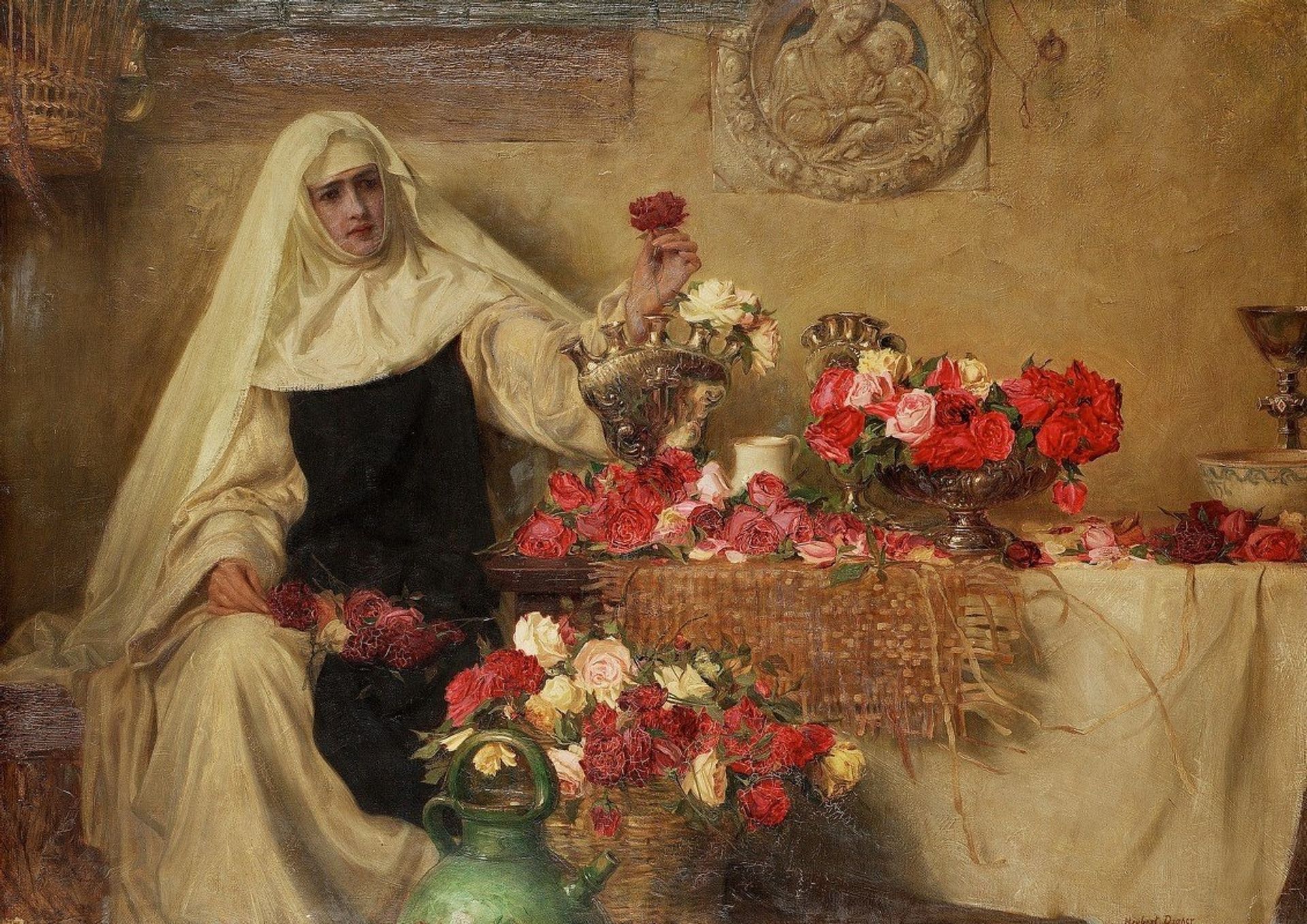 For Saint Dorothea’s Day 1899 by Herbert James Draper