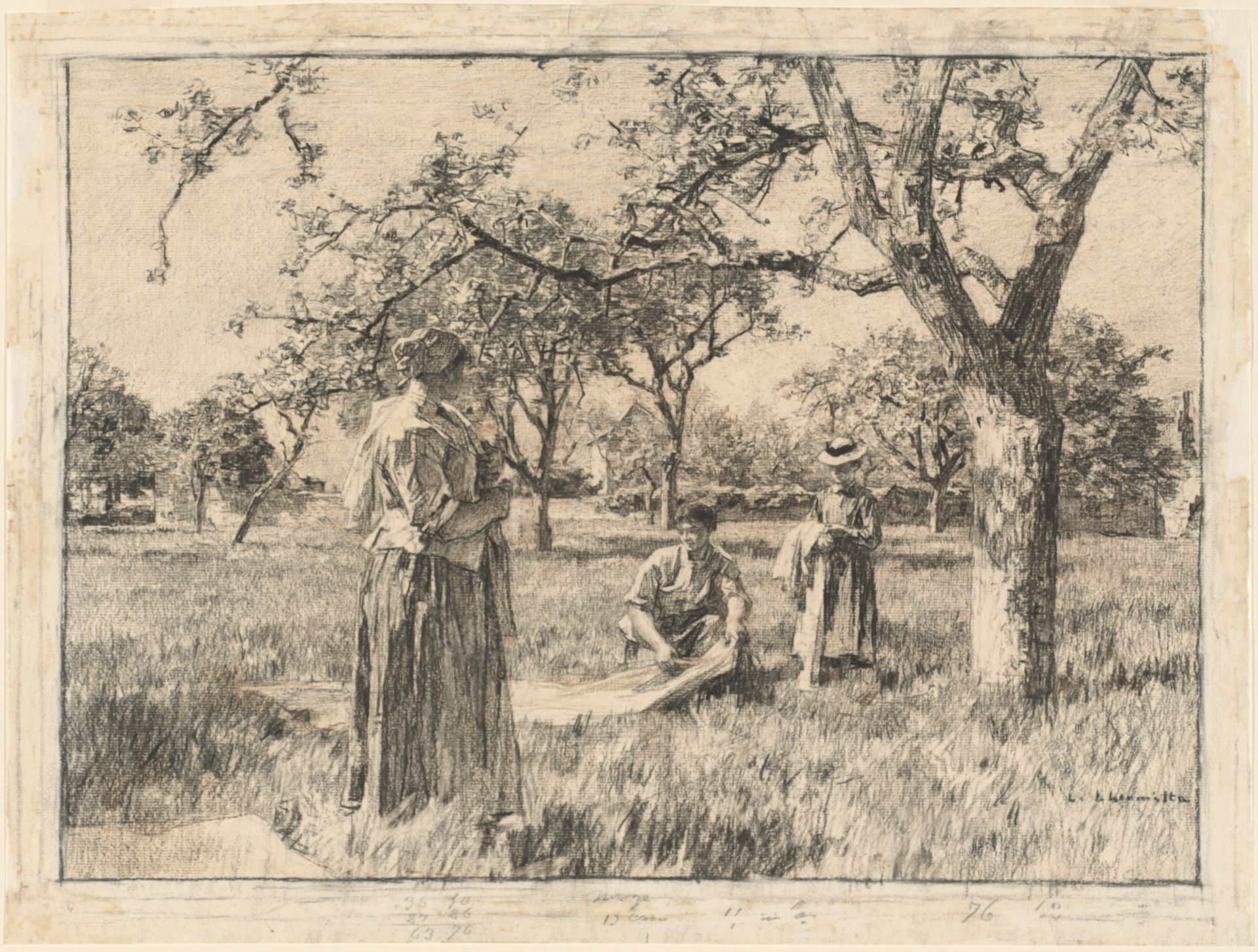Spring by Léon Augustin Lhermitte
