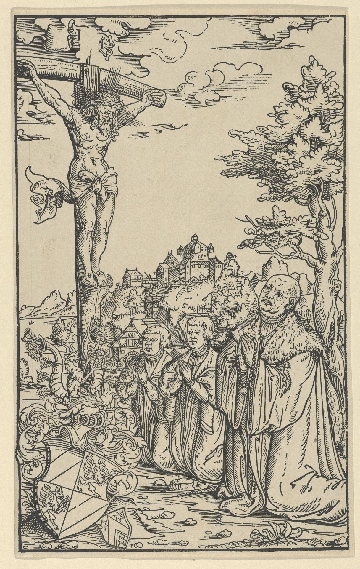 Book-Plate of Christoph Scheurl by Lucas Cranach the Younger