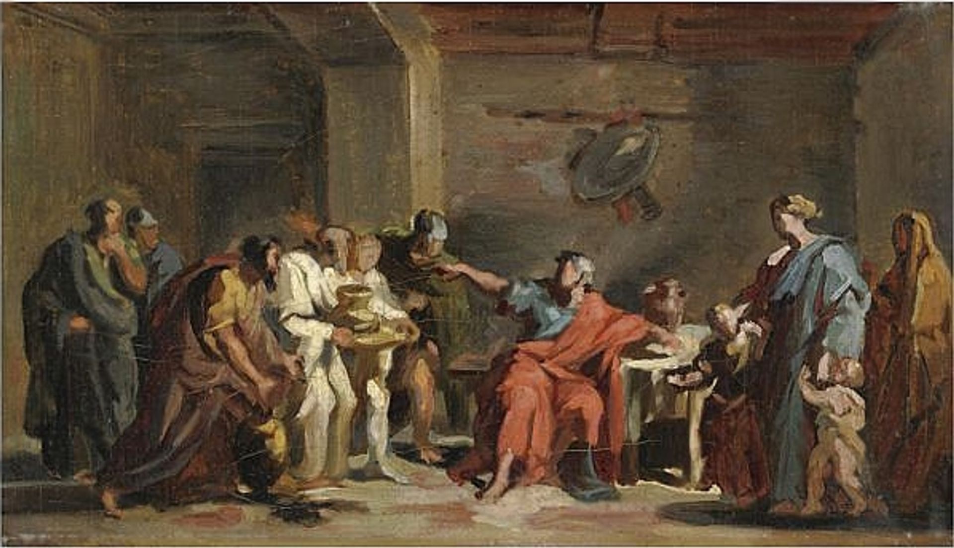 Manio Curio Dentato Rejects the Gifts of the Samnites by Vincenzo Camuccini