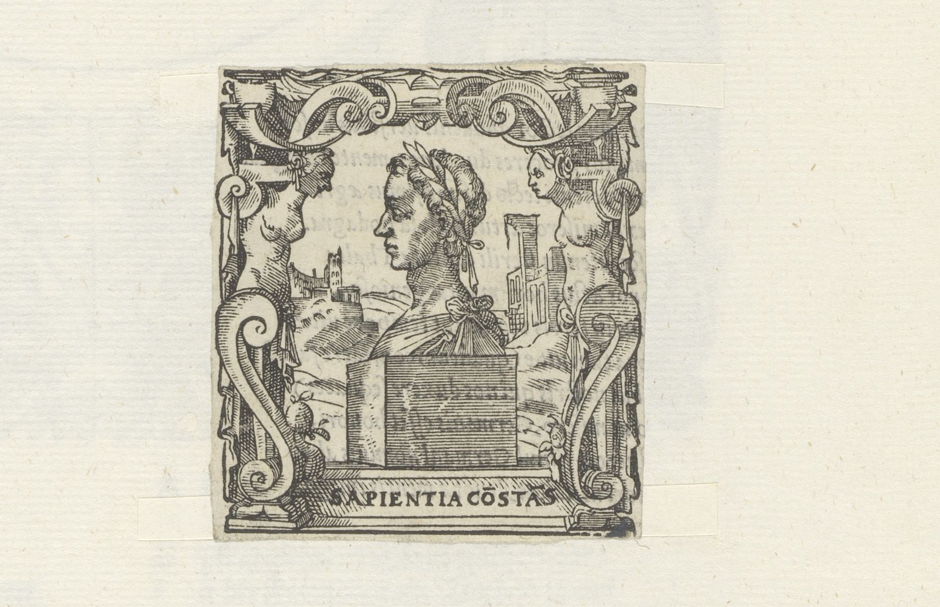 Portret naar een buste van Bernhard Jobin by Anonymous