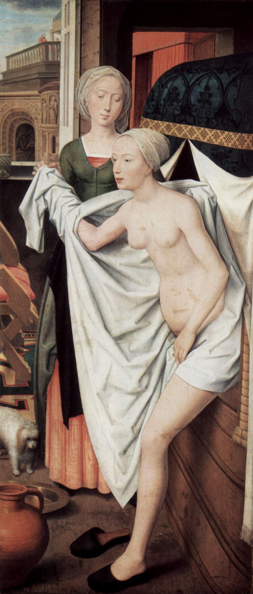Bathsheba in the bath by Hans Memling
