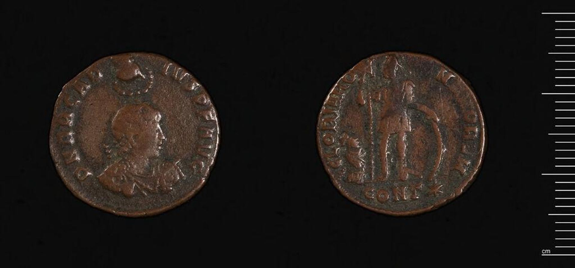 Coin (AE2) of Arcadius, Constantinople by Arcadius