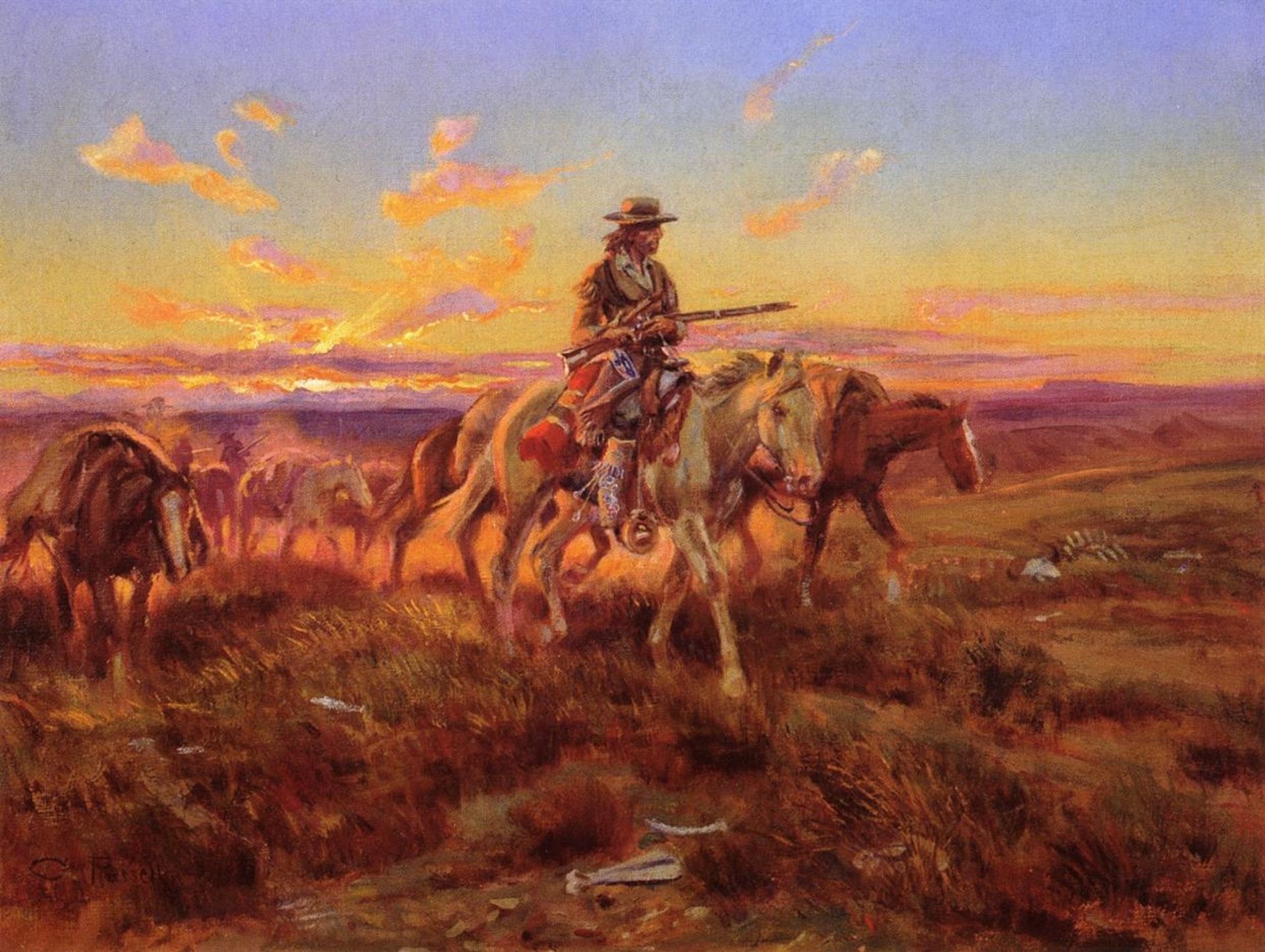The Free Trader by Charles M. Russell