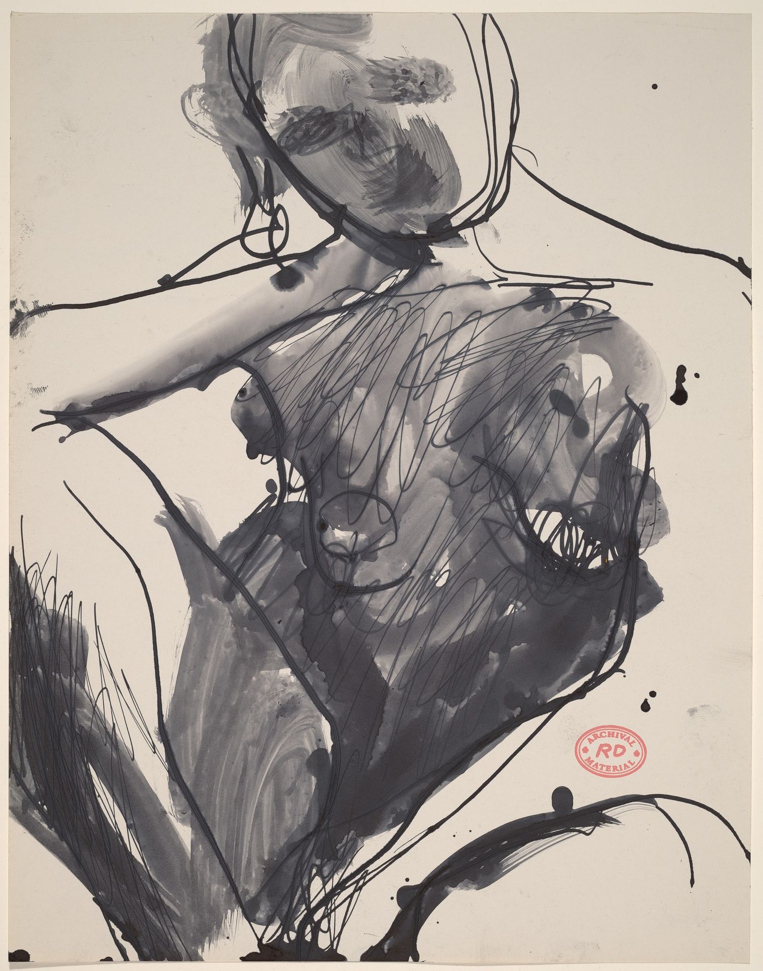 Untitled [woman seated in an armchair] by Richard Diebenkorn