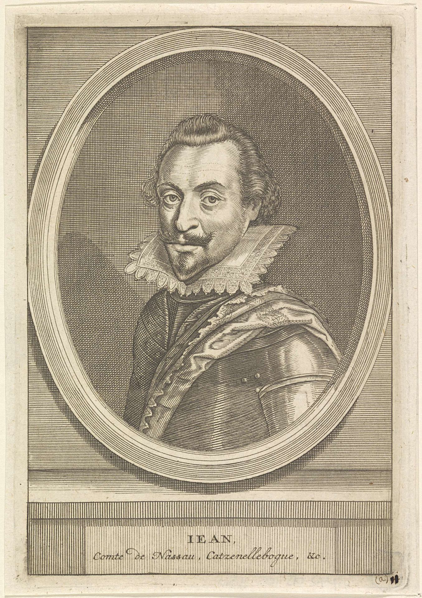 Portret van Johan VIII, graaf van Nassau-Siegen by Anonymous
