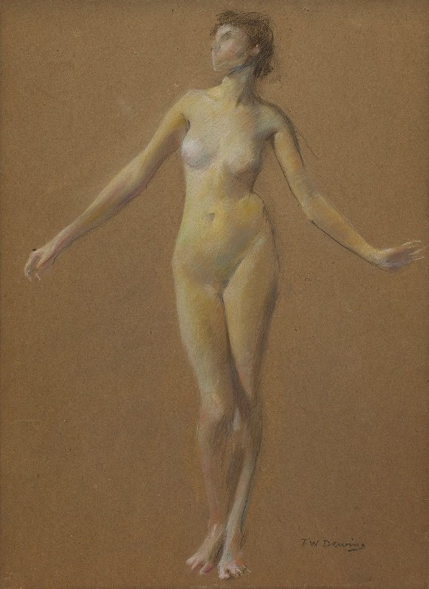 Nude Study by Thomas Wilmer Dewing