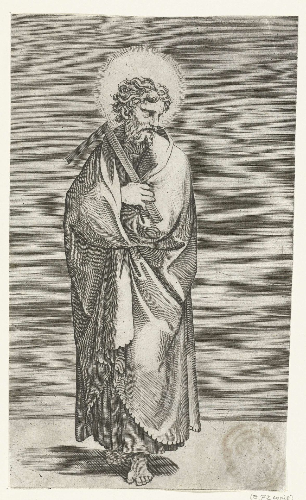 Apostel Tomas met winkelhaak by Marco Dente