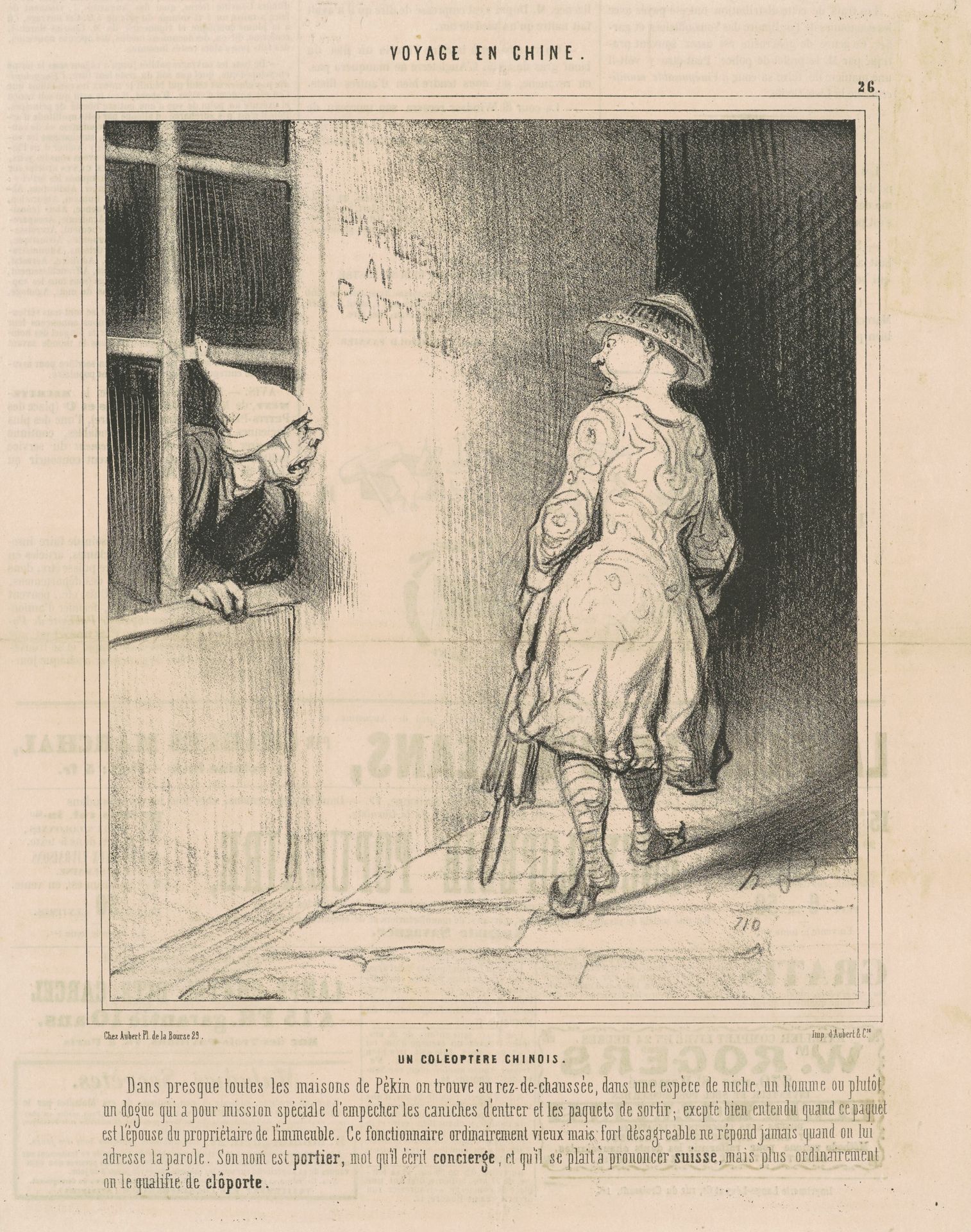 Un coléoptère chinois by Honoré Daumier