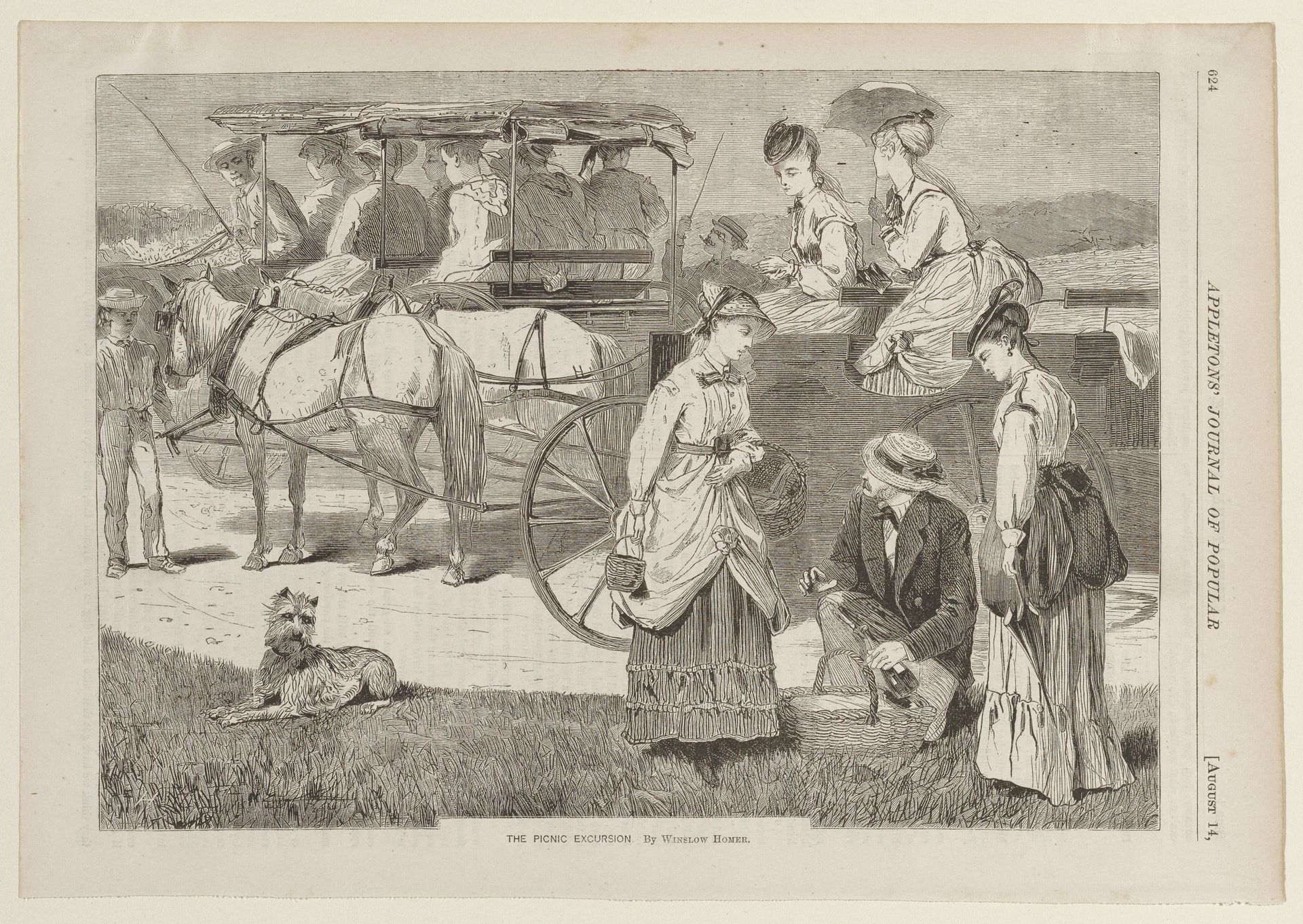 The Picnic Excursion by Winslow Homer