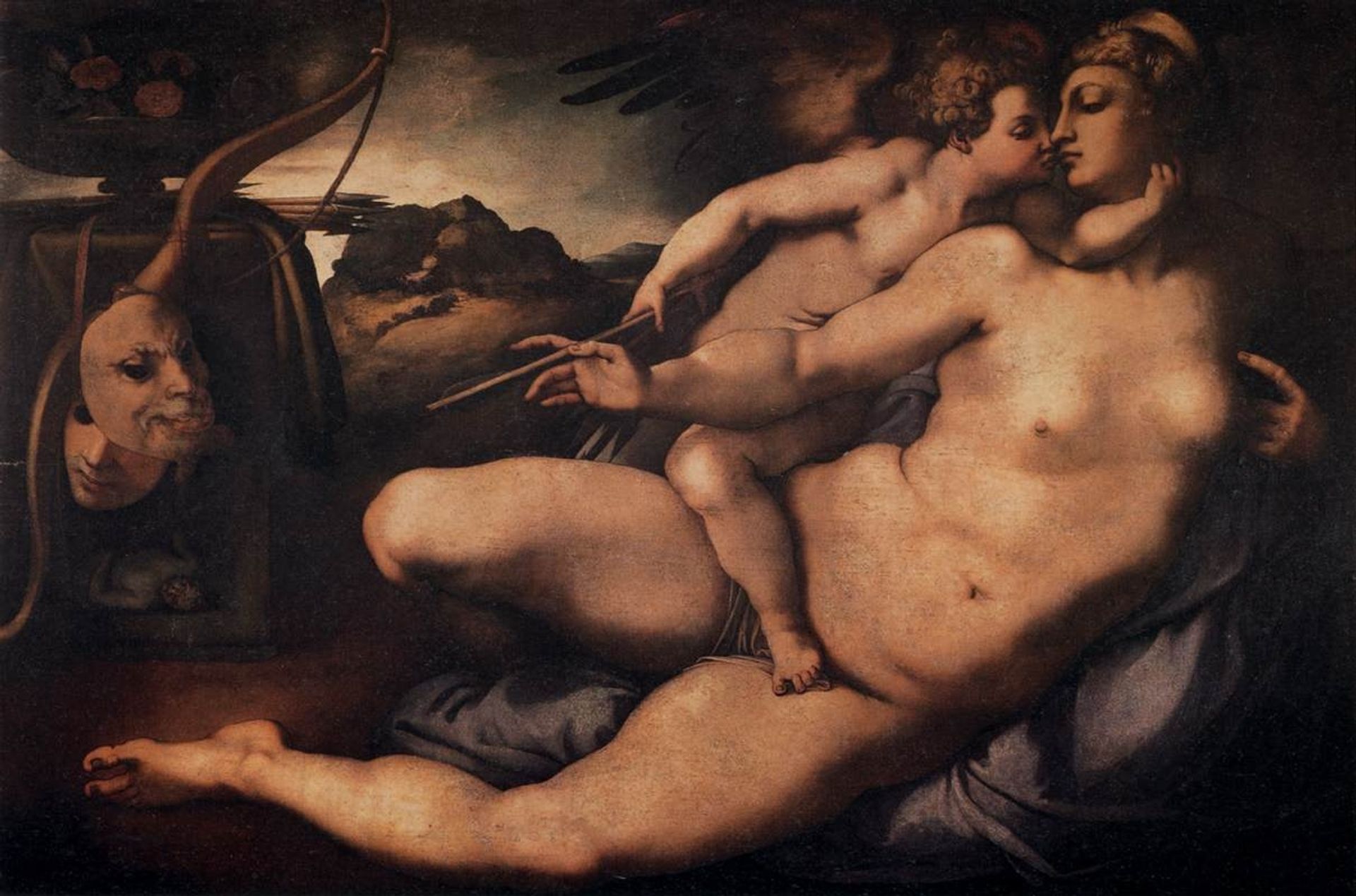 Venus and Cupid by Jacopo Pontormo