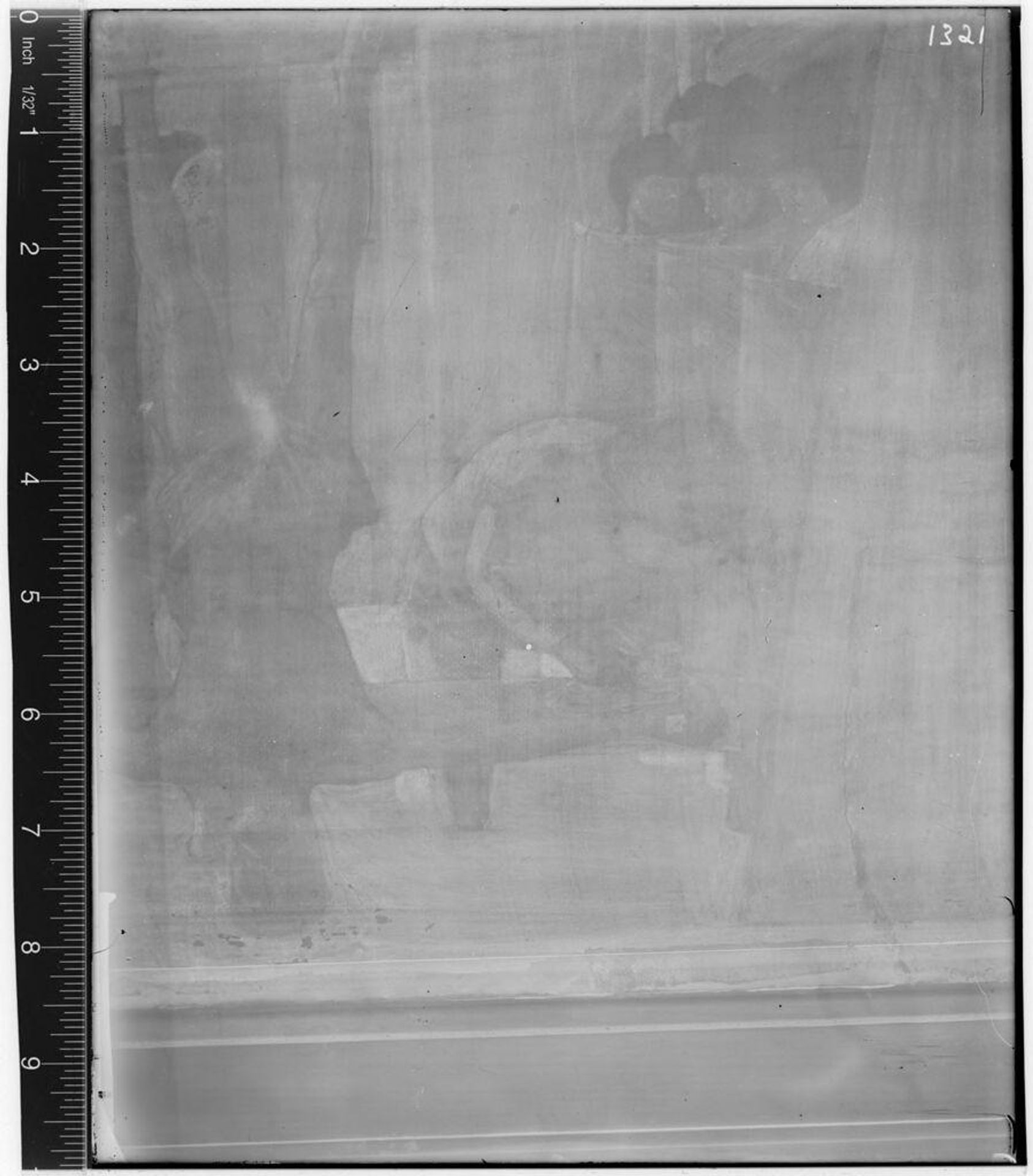 X-radiograph(s) of "Adoration and Martyrdom of St. Peter ans St. John (altar)" by Artist of original: Tommaso di Giovanni, called Masaccio