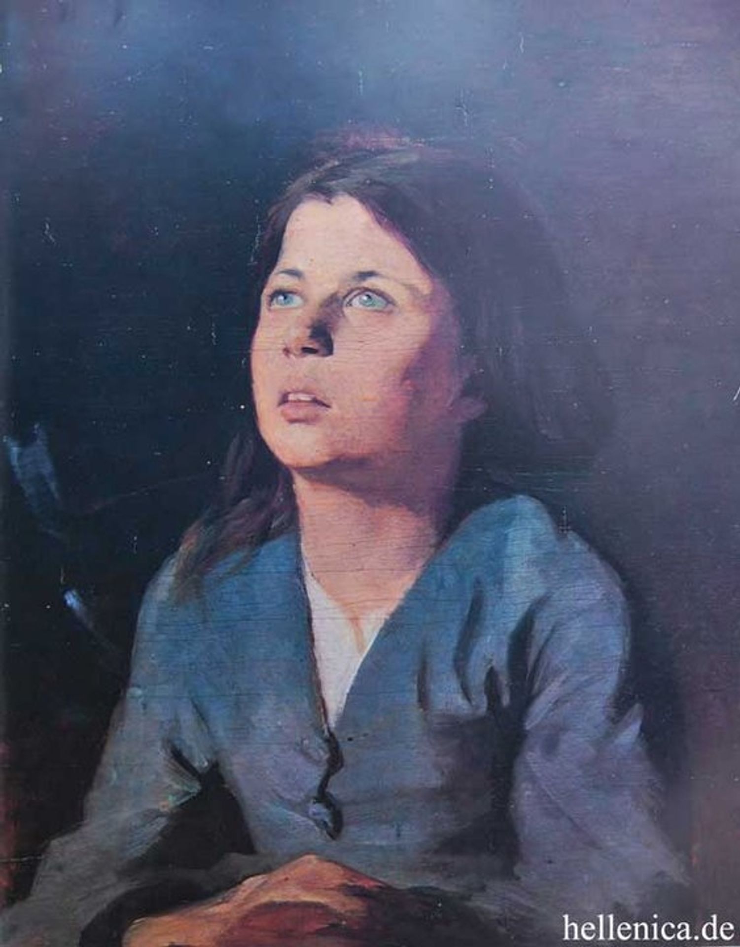 Portrait of a girl by Polychronis Lembesis