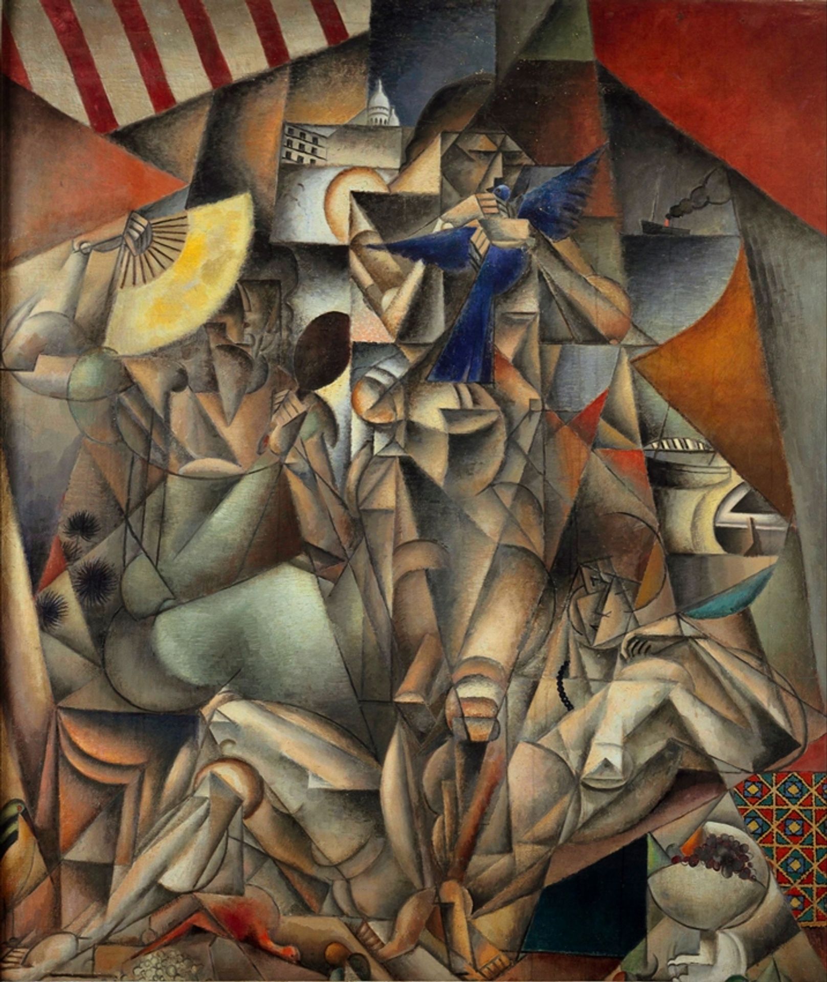L'Oiseau bleu (The Blue Bird) by Jean Metzinger