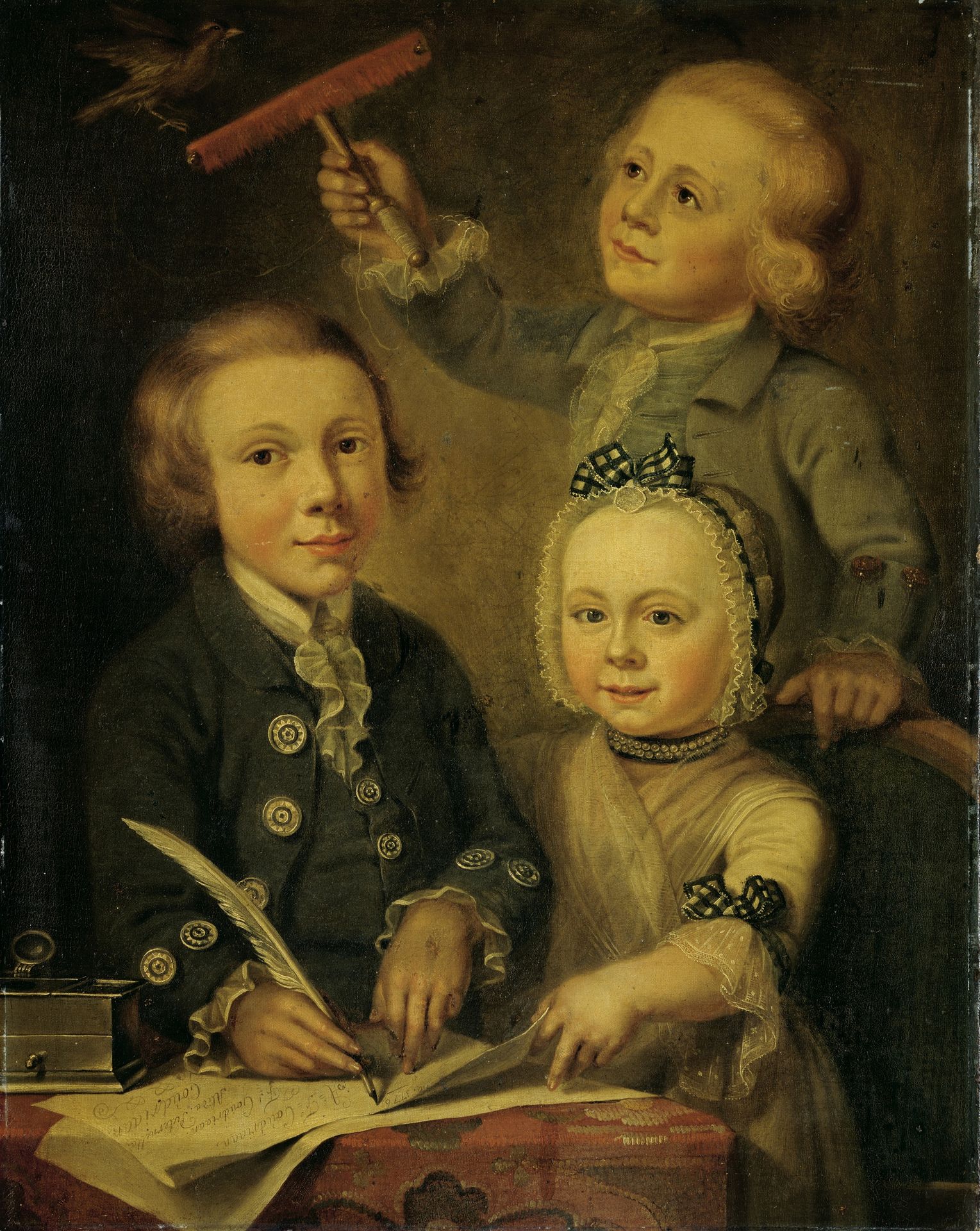 Portrait of the Children of Barend Goudriaan by Cornelis van (II) Cuylenburgh