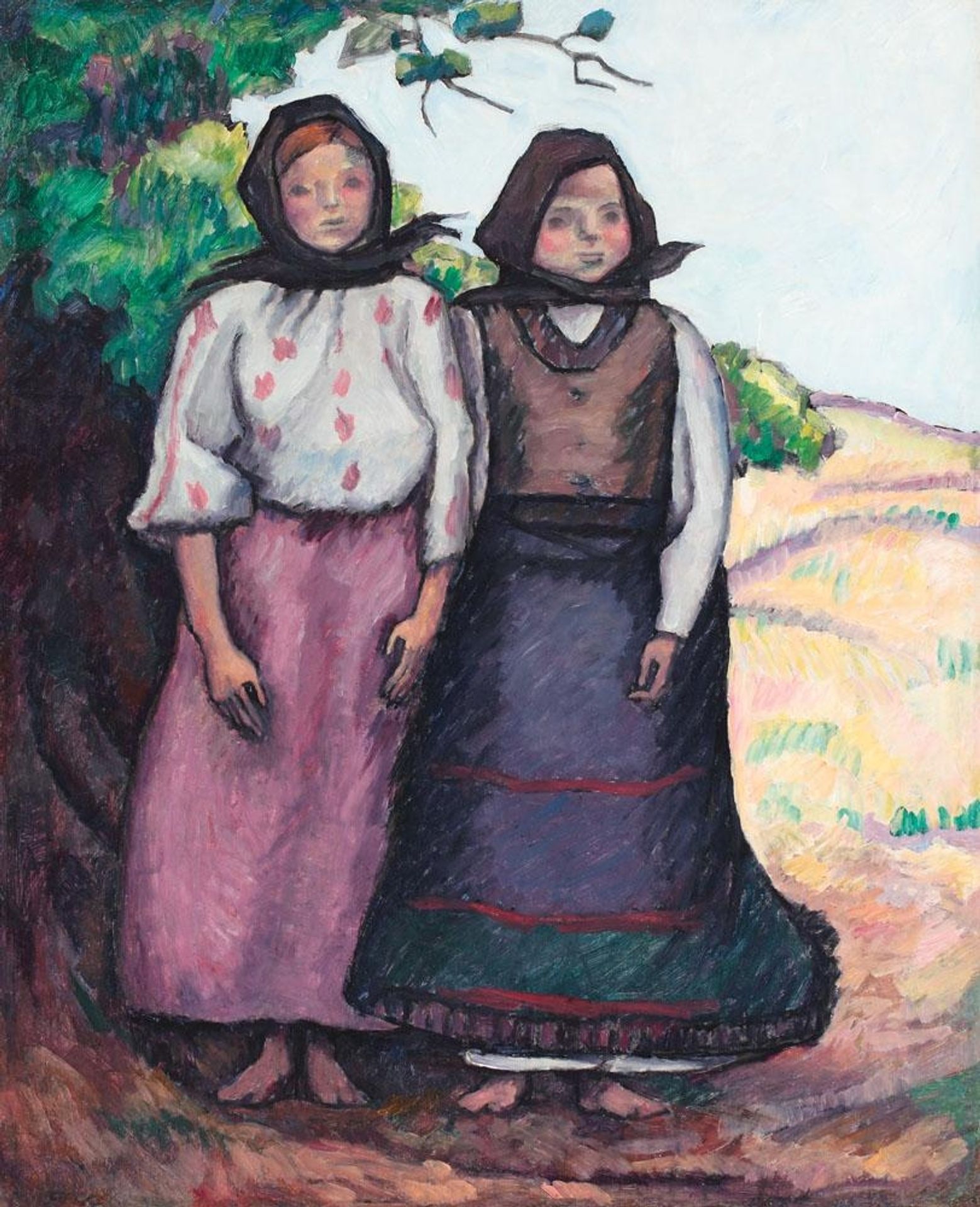 Two Sisters by Camil Ressu