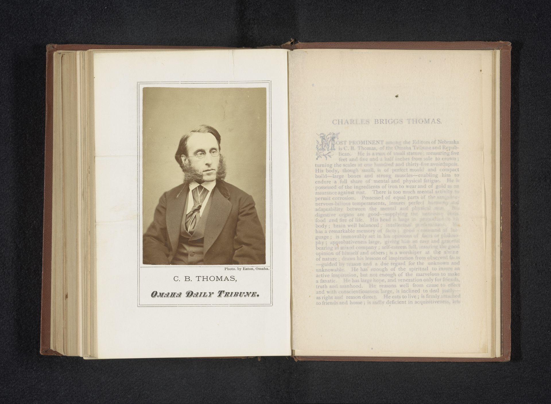 Portret van Charles Briggs Thomas by Edric L. Eaton