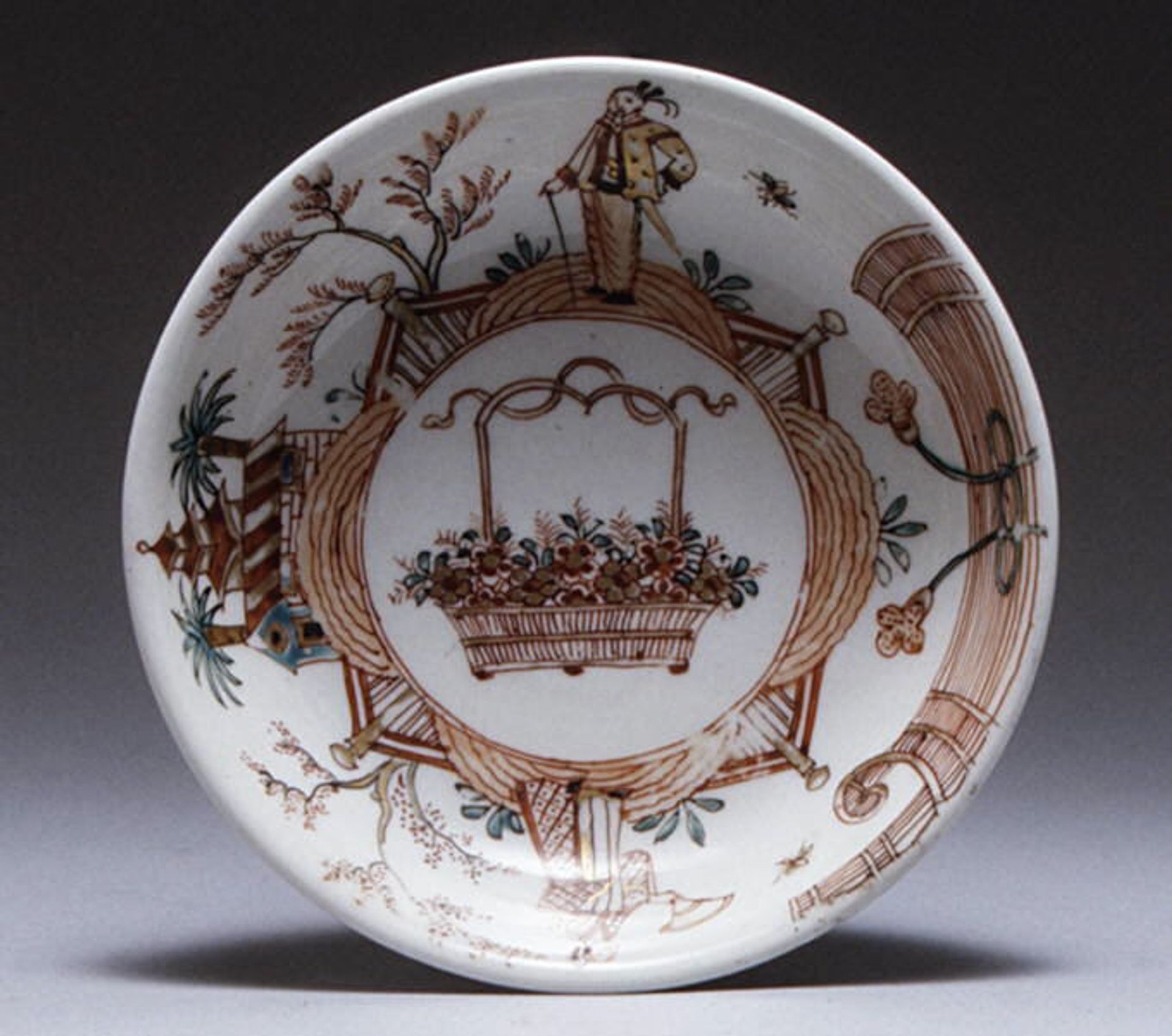 Saucer by Meissen Manufactory