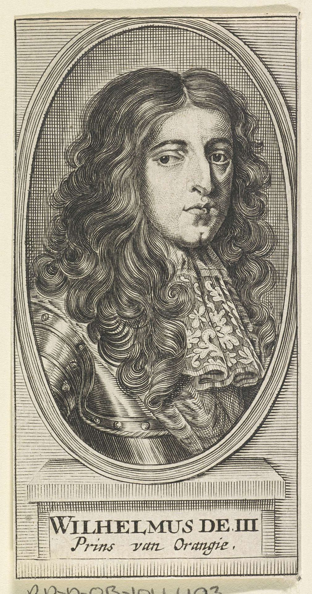 Portret van Willem III, prins van Oranje by Anonymous