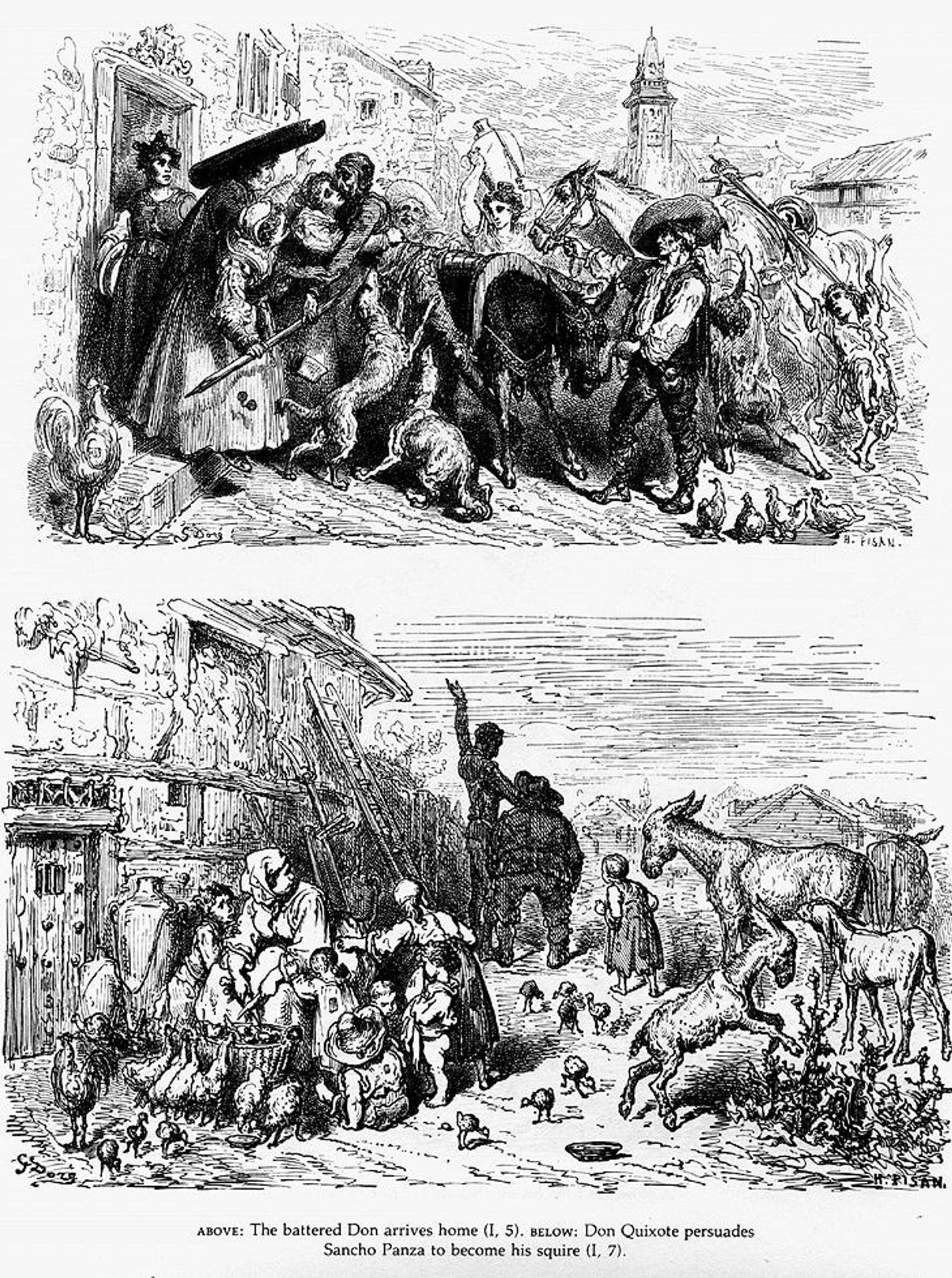 Don Quixote by Gustave Dore
