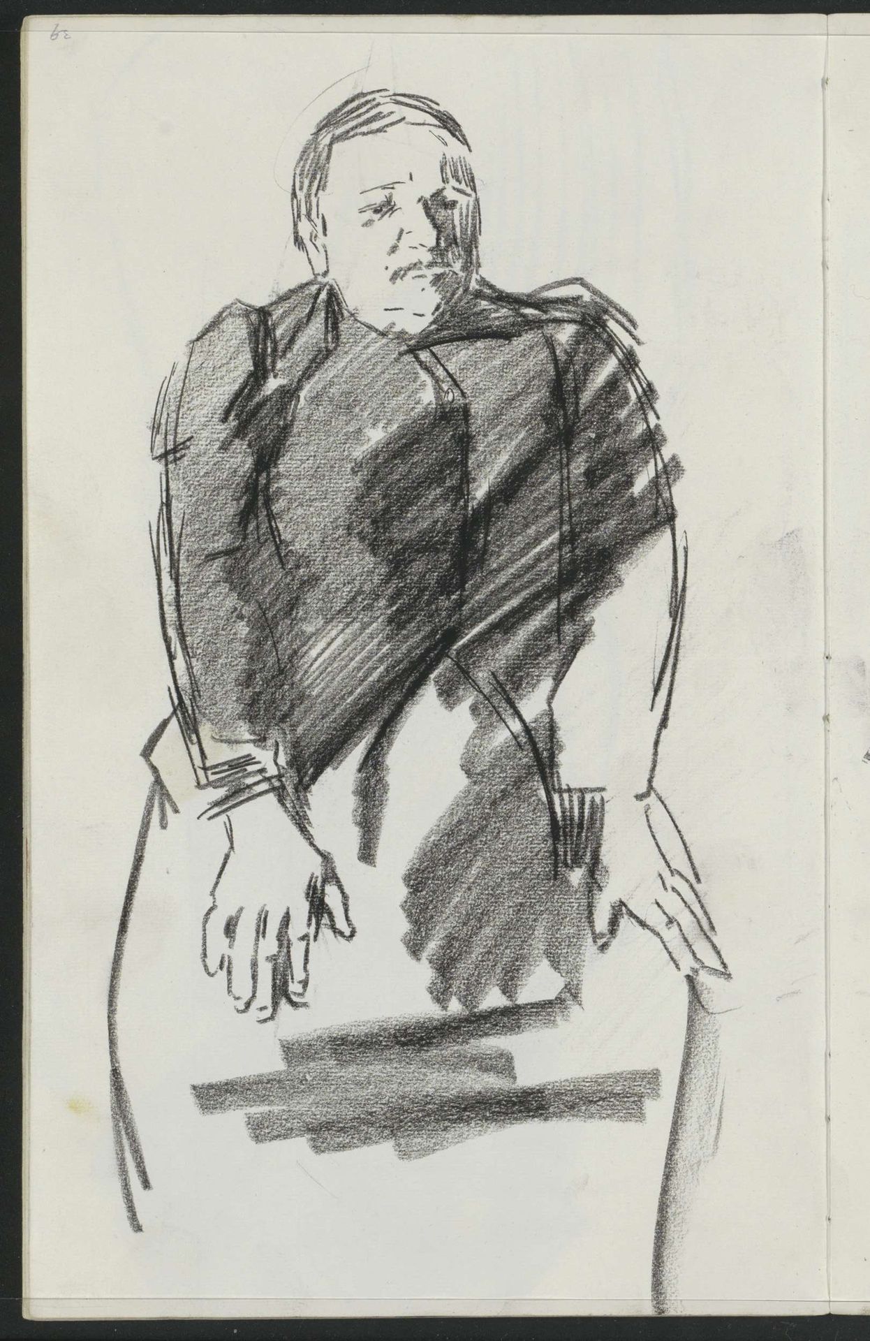 Zittende vrouw by Isaac Israels