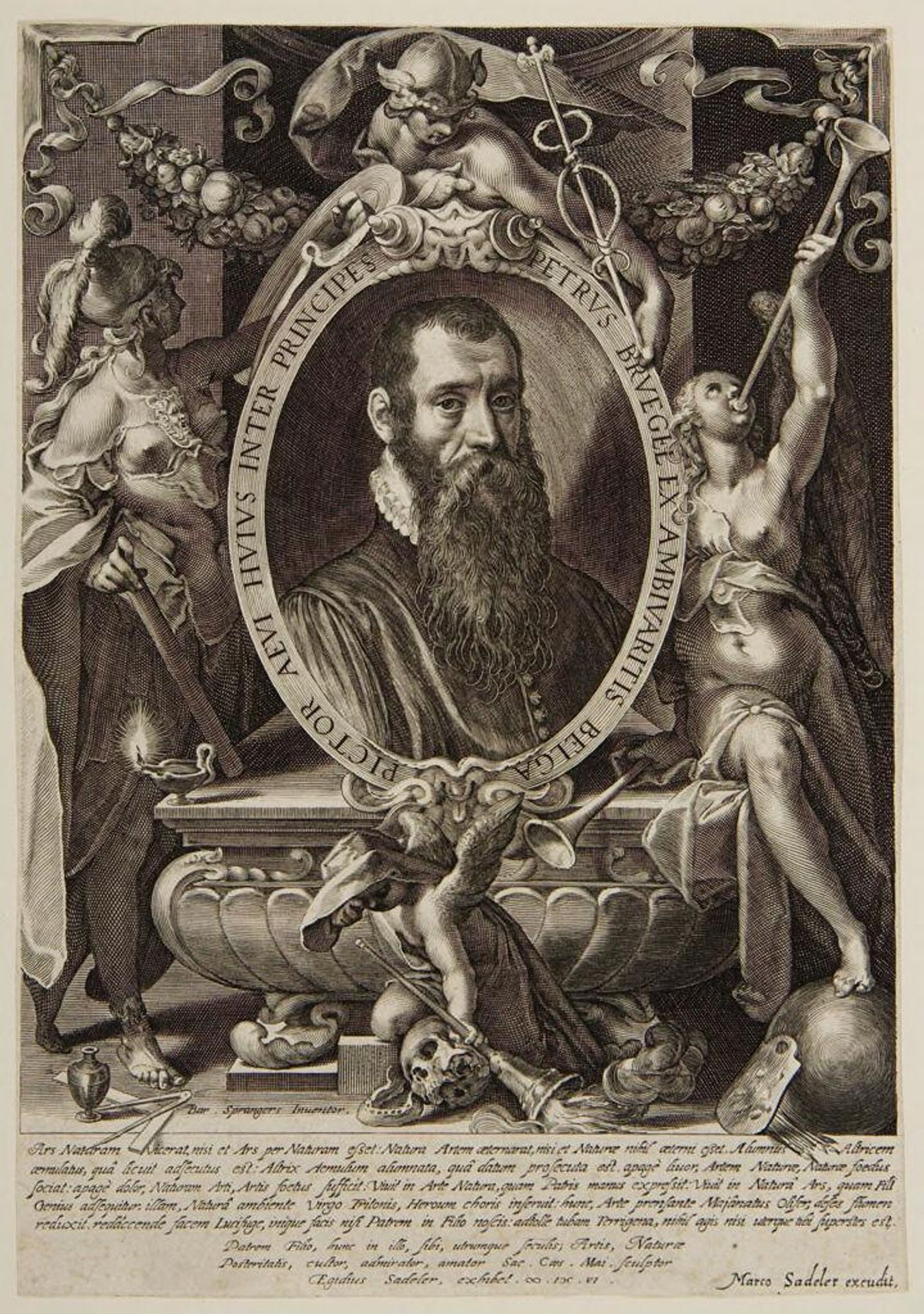 Pieter Brueghel the Younger by Aegidius Sadeler II