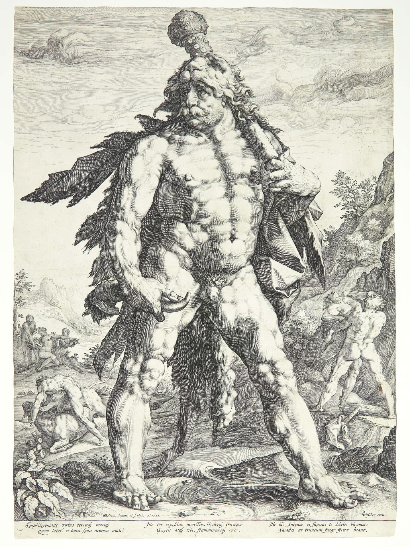 The Large Hercules by Hendrick Goltzius