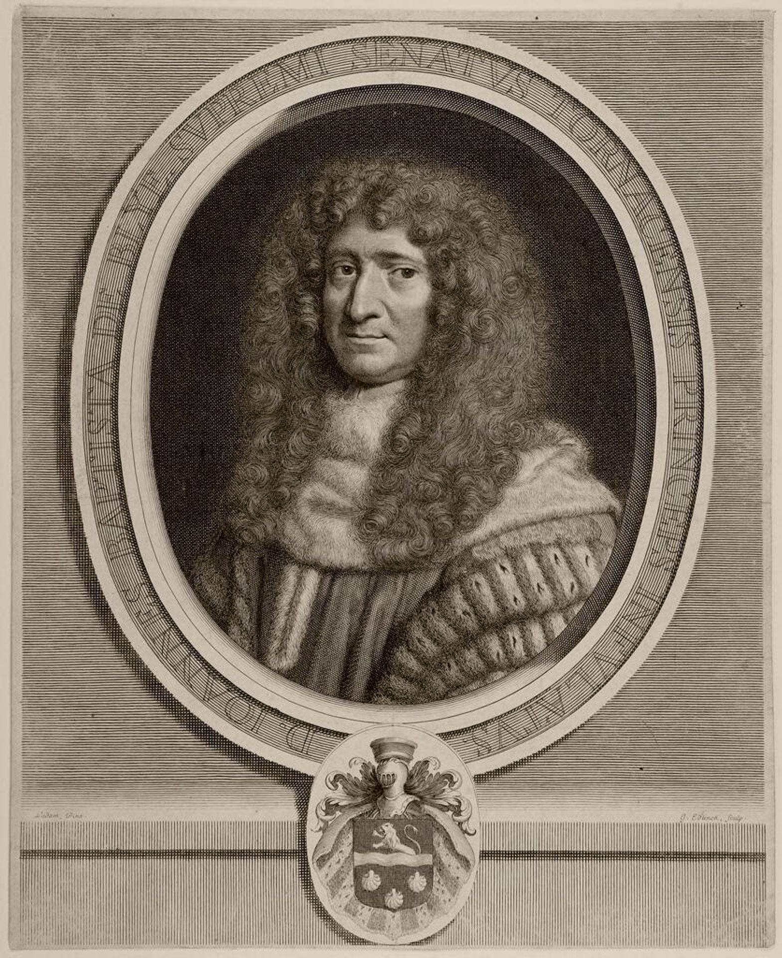 Jean-Baptiste de Blye by Gérard Edelinck