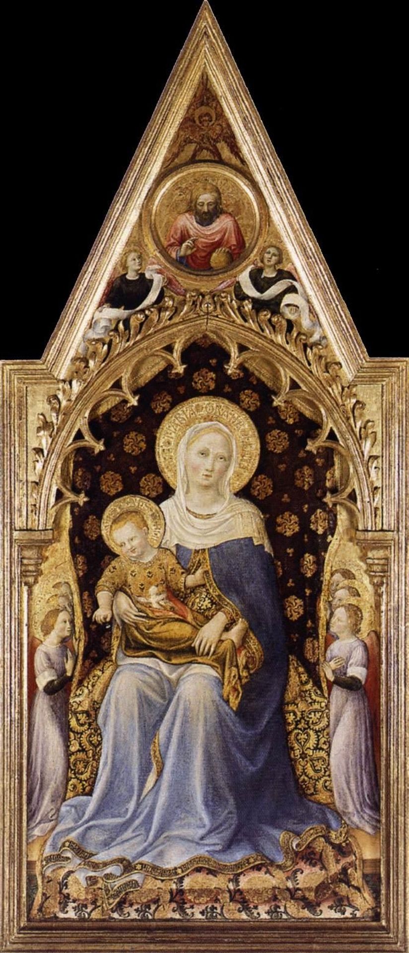 Quaratesi Altarpiece, Virgin and Child by Gentile da Fabriano
