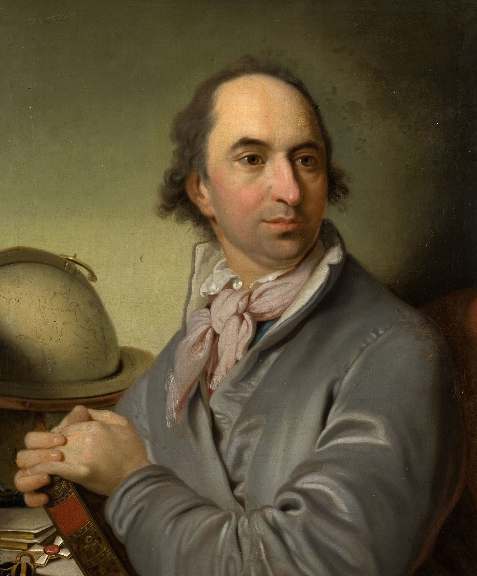 Portrait of Alexander Semenovitsch Chvostov by Vladimir Borovikovsky