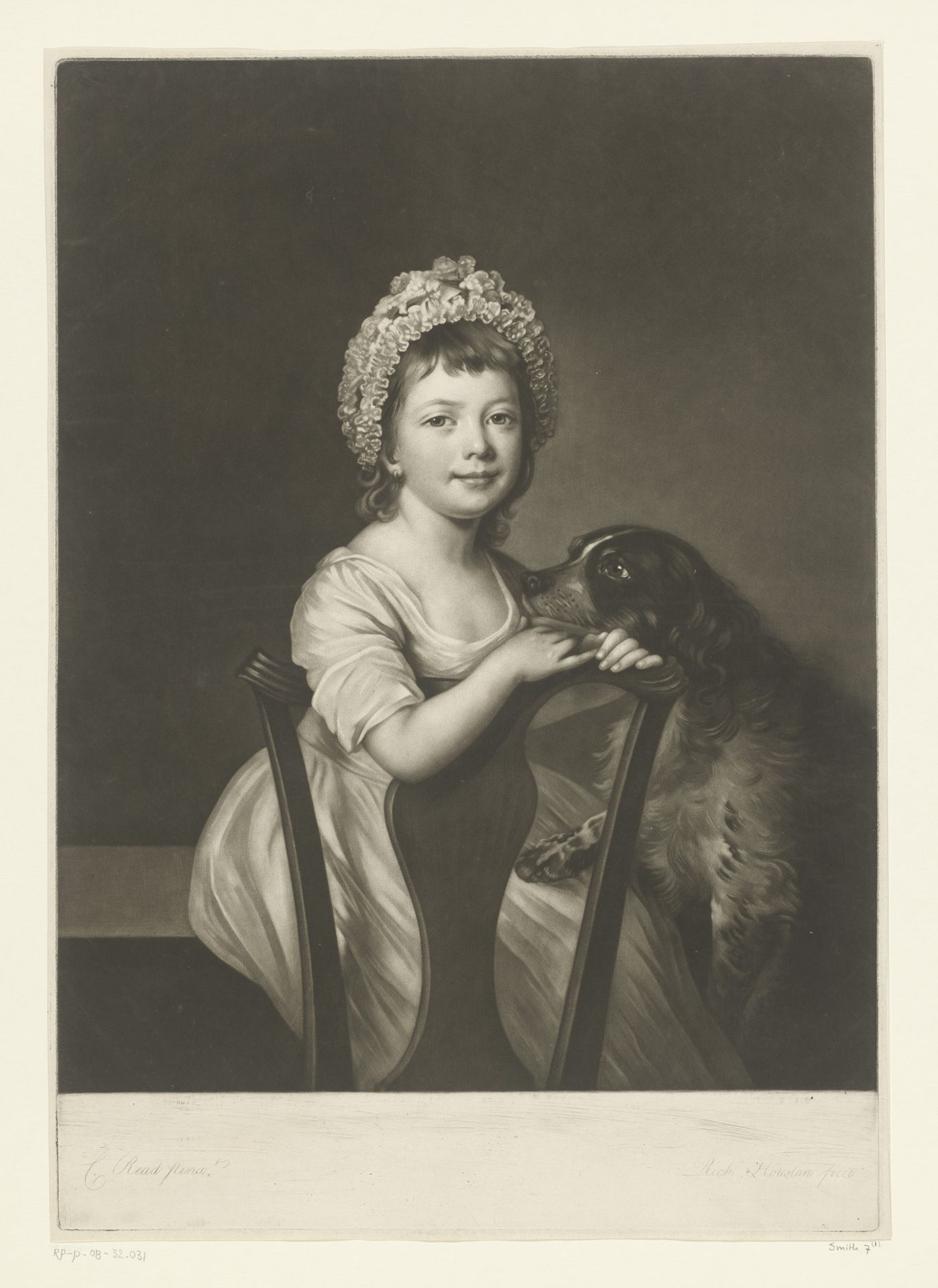 Portret van Miss Beatson by Richard Houston