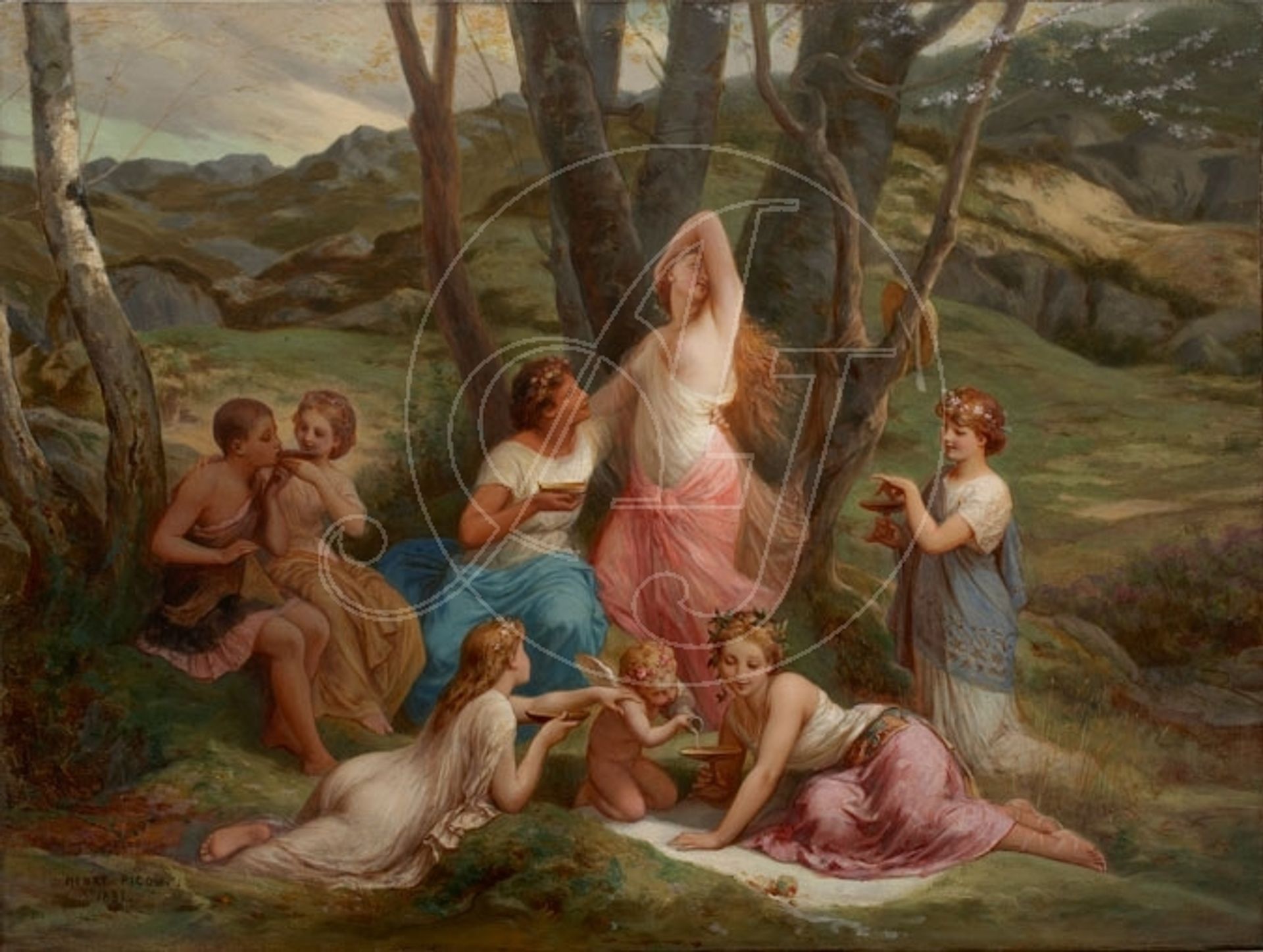 Nymphs by Henri-Pierre Picou
