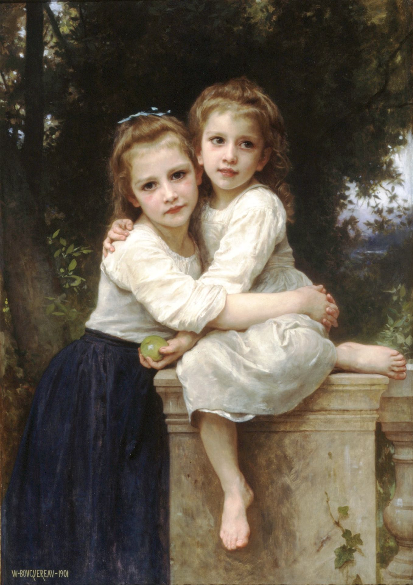 Two Sisters by William Bouguereau
