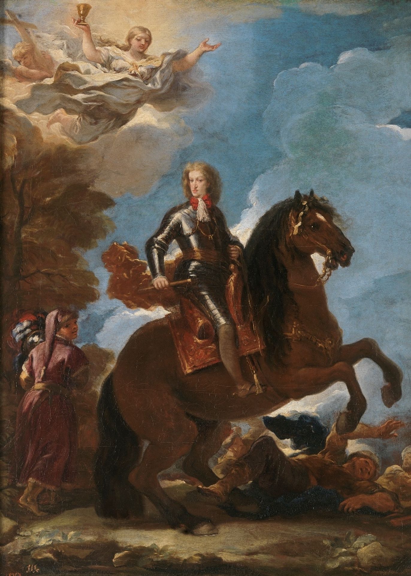 Charles II, King of Spain, on Horseback by Luca Giordano