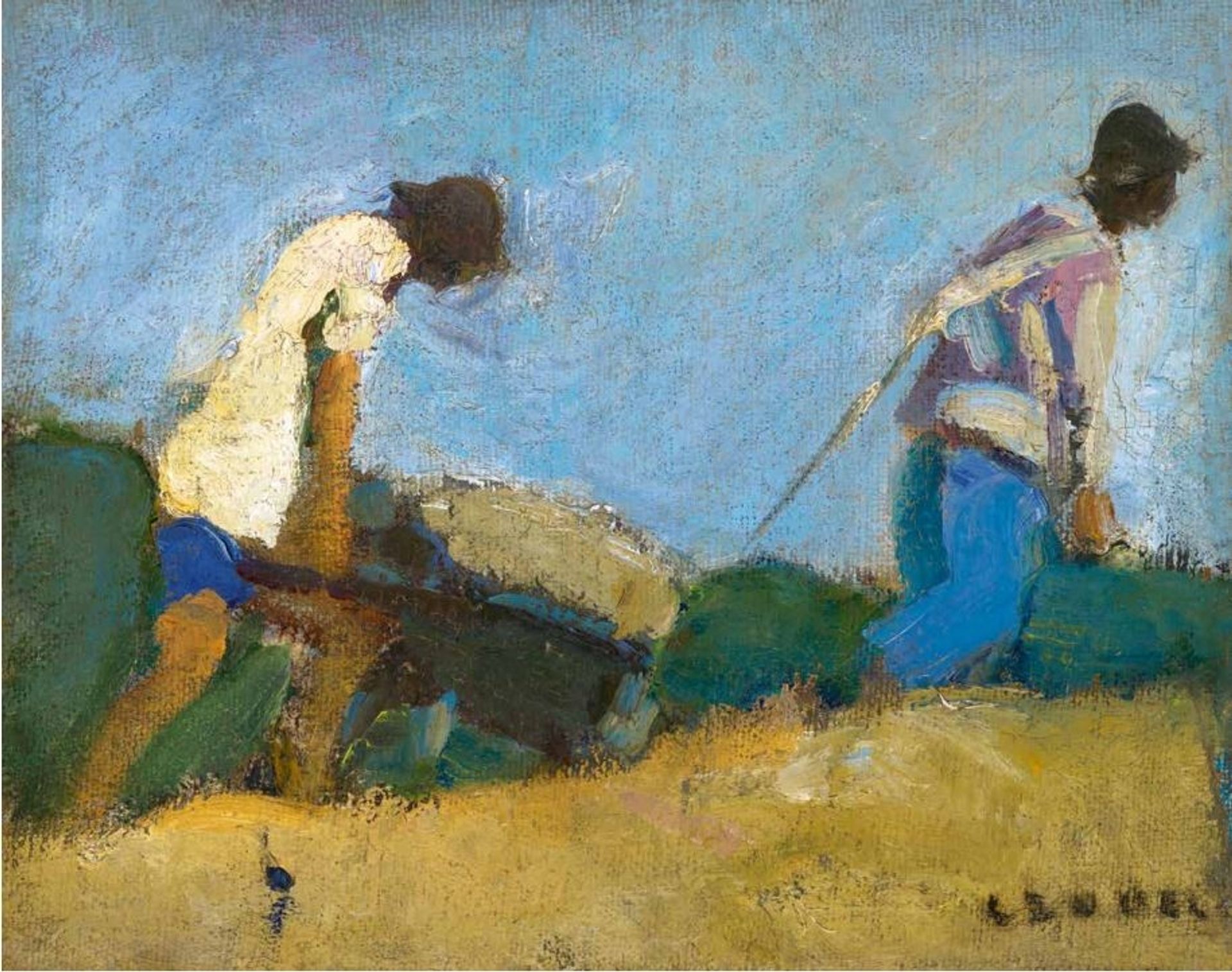 Czóbel Béla. Kubikusok 1904 by Bela Czobel