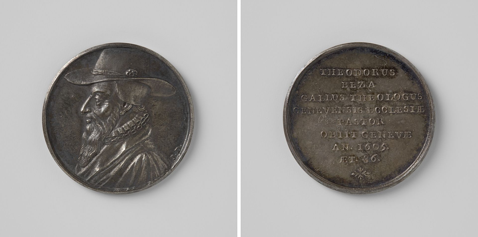 Overlijden van de hervormer Theodorus Beza by Jean Dassier