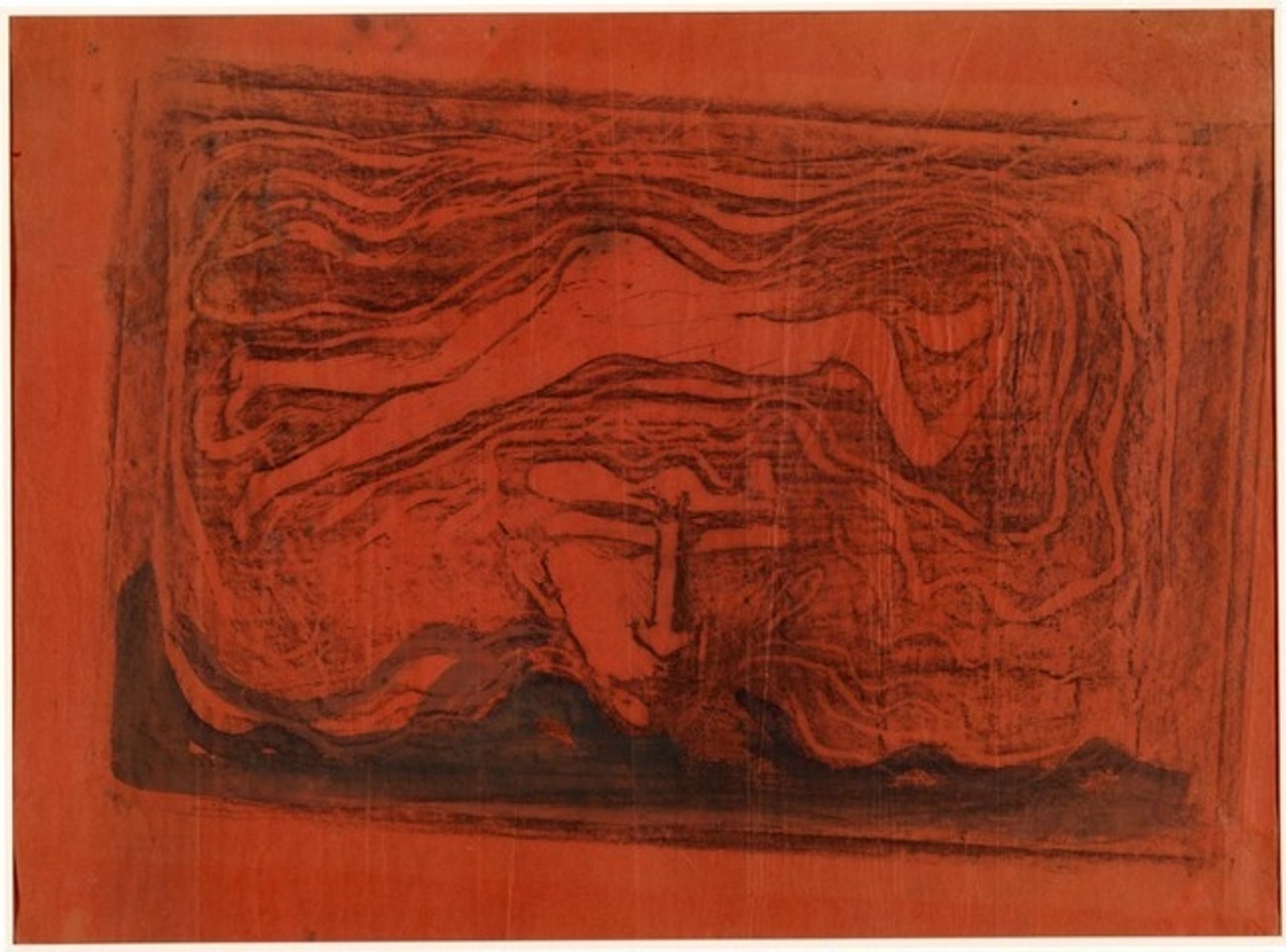 In the Man's Brain (Reclining Woman) by Edvard Munch