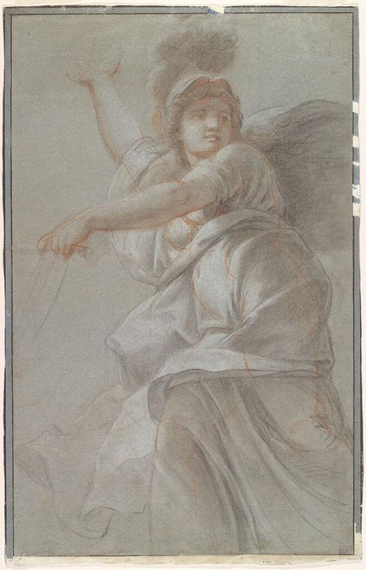 Study for the Figure of Minerva by Antoine Coypel