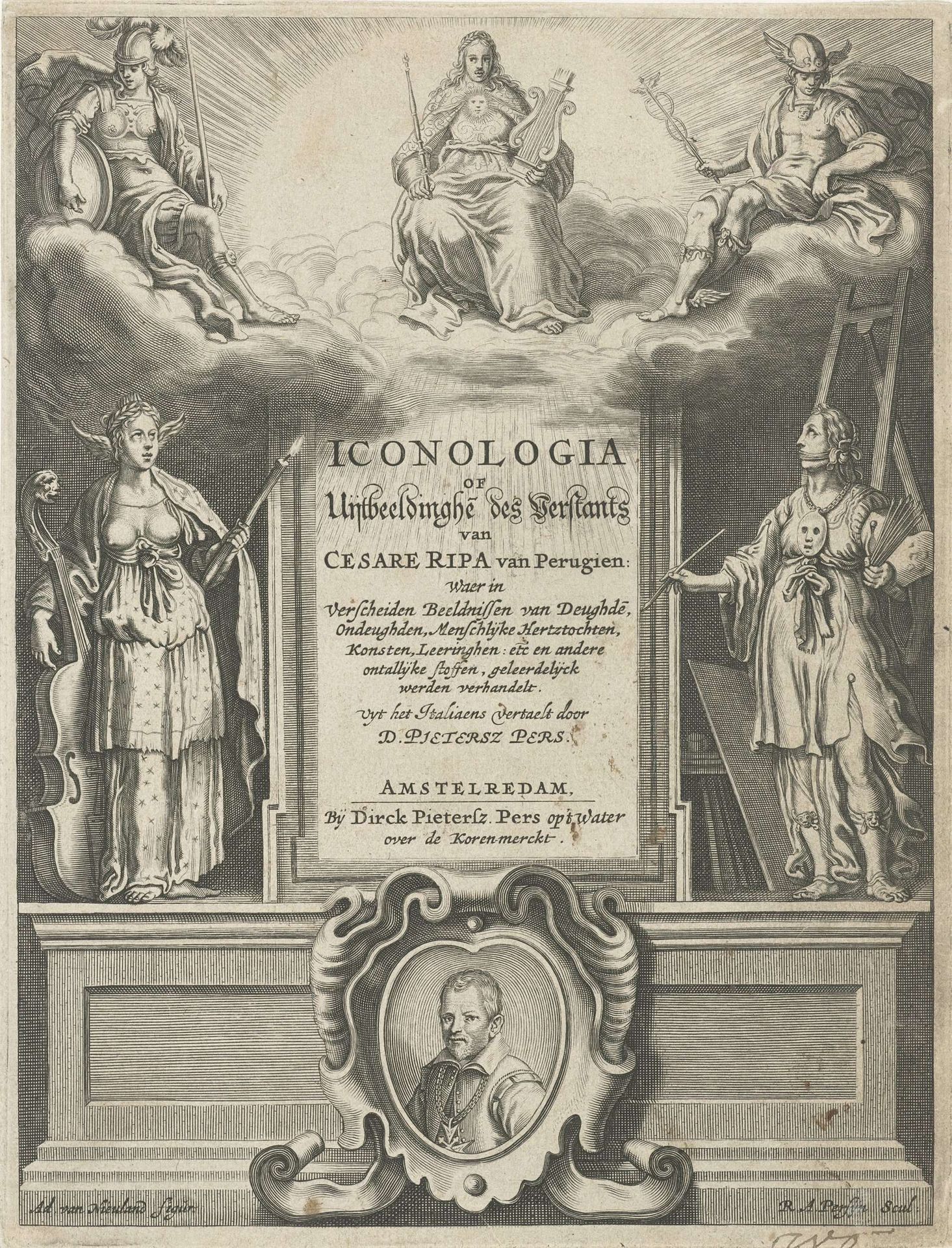 Allegorie op de dichtkunst en de schilderkunst by Reinier van Persijn