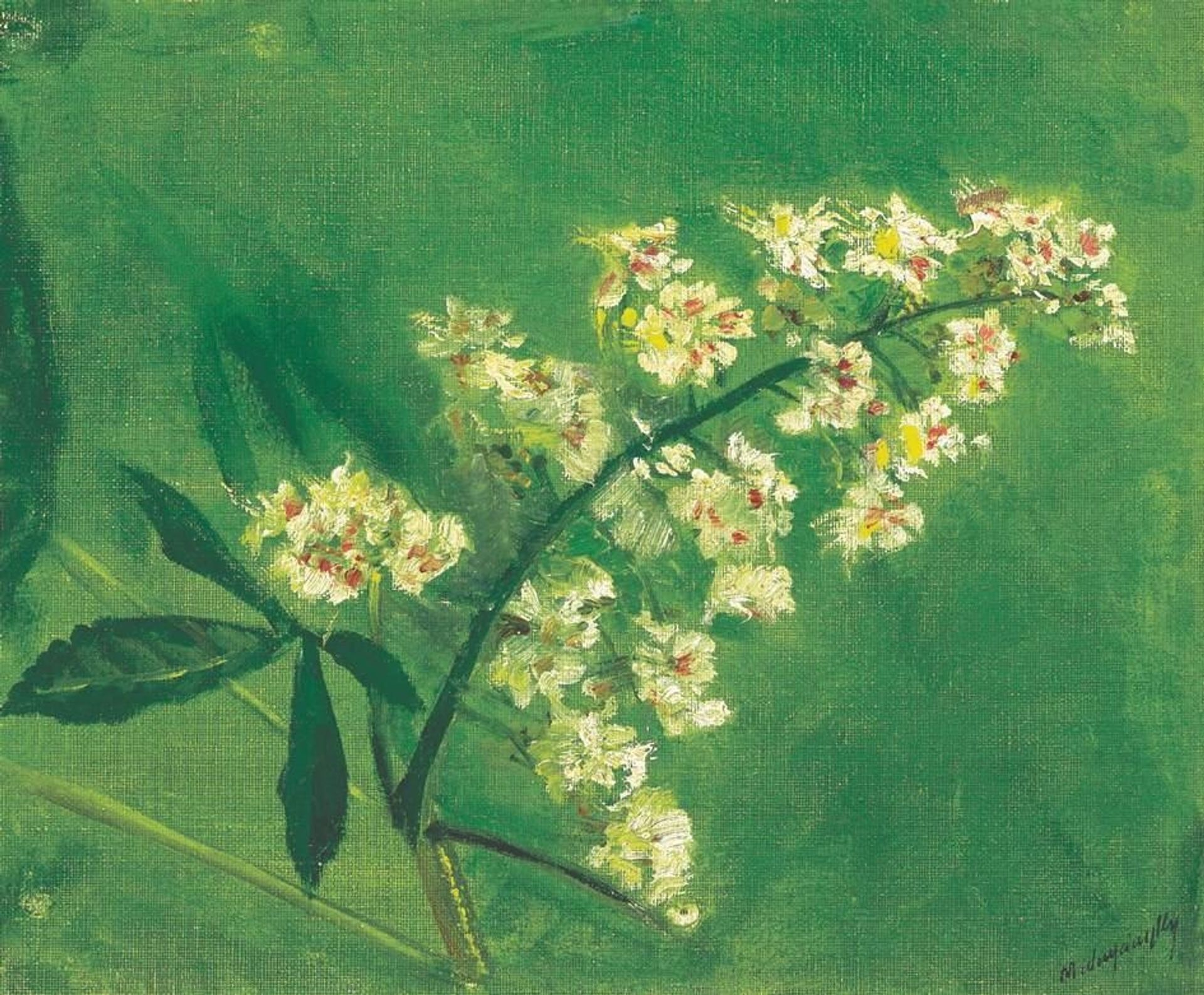 Chestnut Flower by Laszlo Mednyanszky