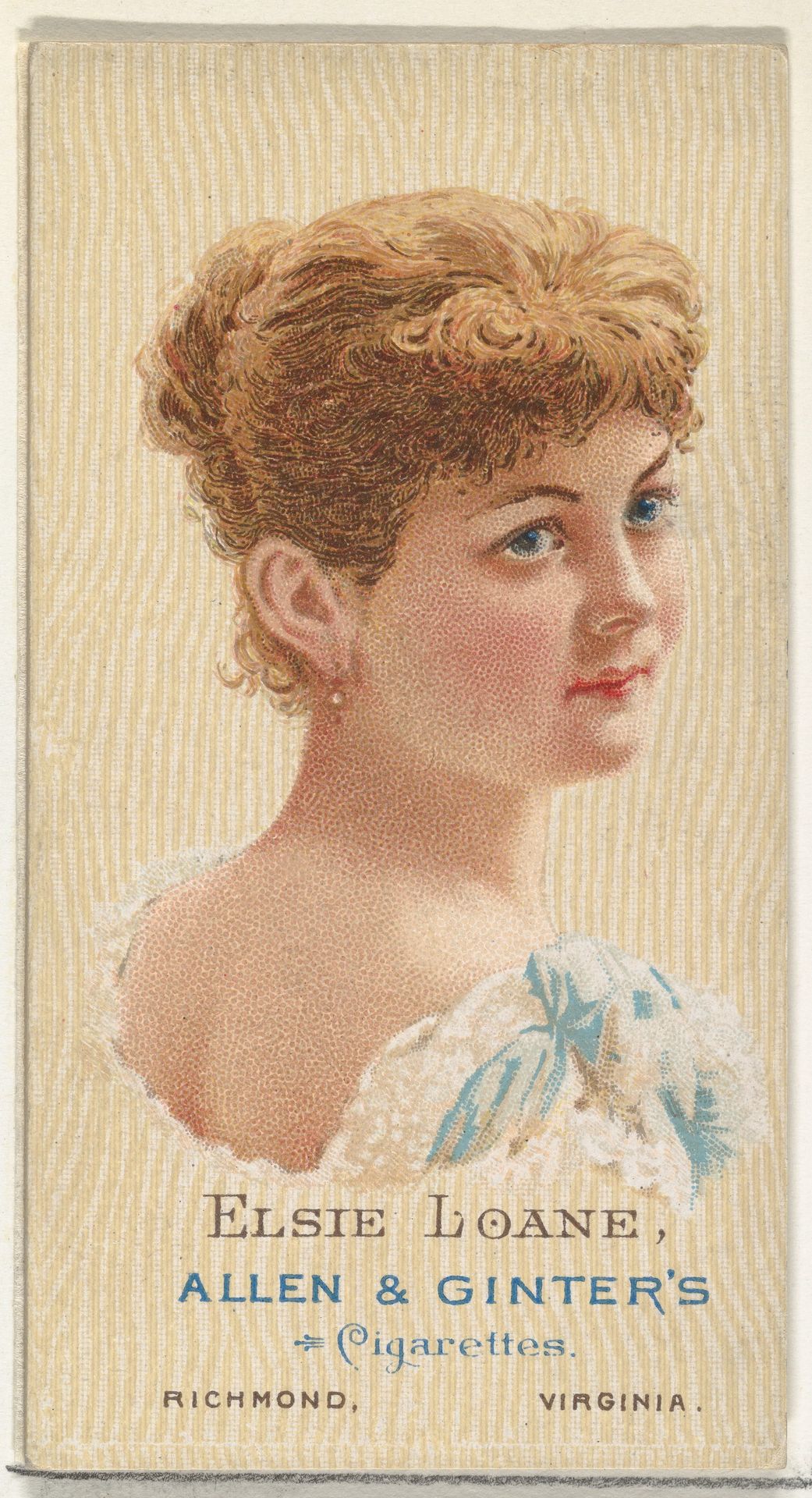 Elsie Loane, from World's Beauties, Series 2 (N27) for Allen & Ginter Cigarettes by Allen & Ginter