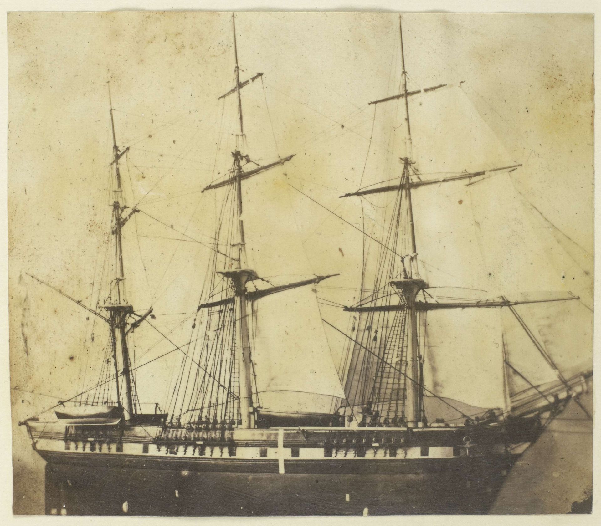 Scheepsmodel by Eduard Isaac Asser
