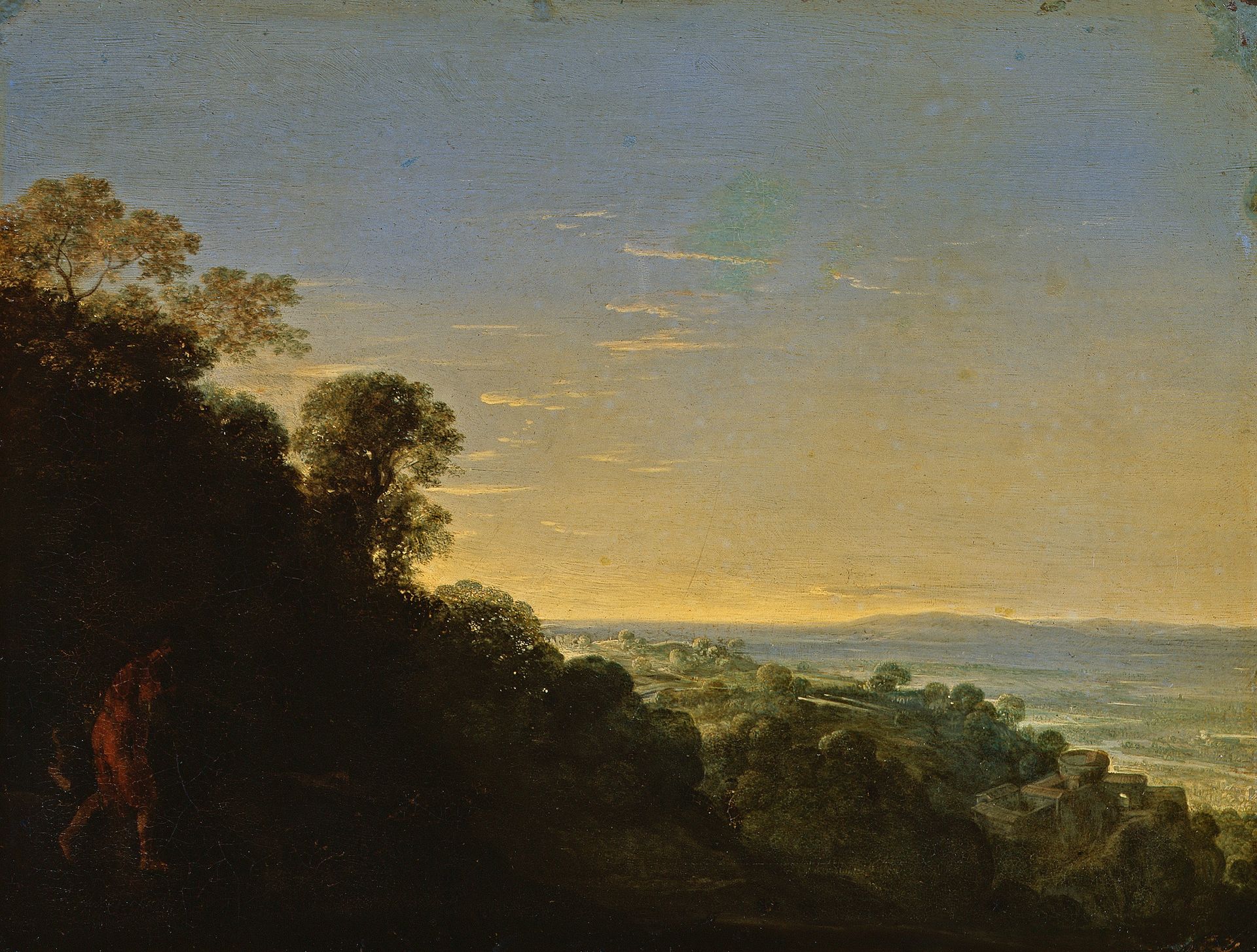 Morgenlandschaft (Aurora) by Adam Elsheimer