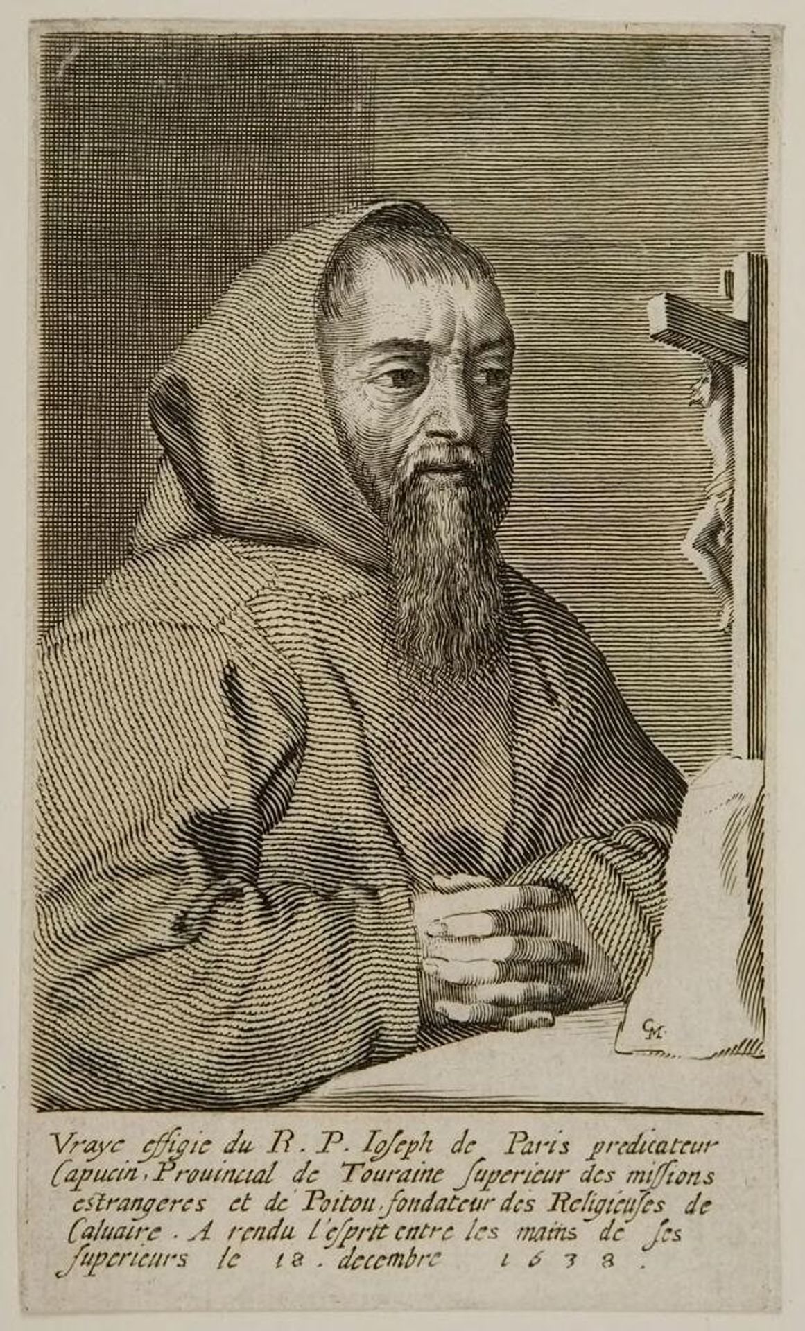 Father Joseph by Claude Mellan
